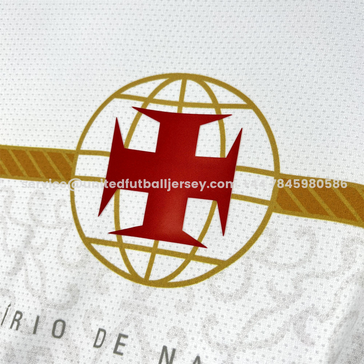 unitedfutballjersey-Vasco da Gama 25-26 Yellow Lines White Jersey - Fans Version