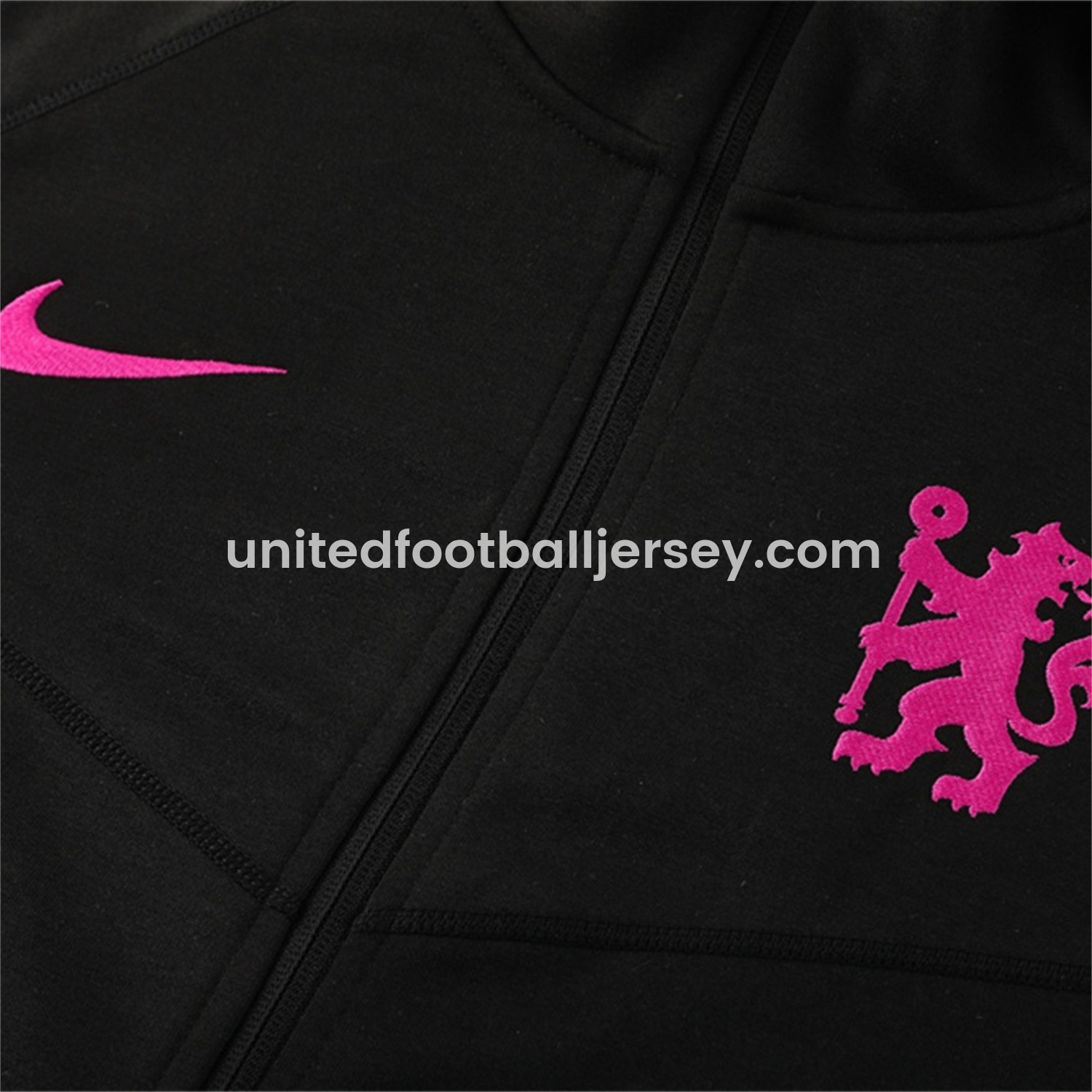 unitedfutballjersey-C.H.E.L.S.E.A 24-25 Jacket Training Tracksuit - Black Jackets & Pants