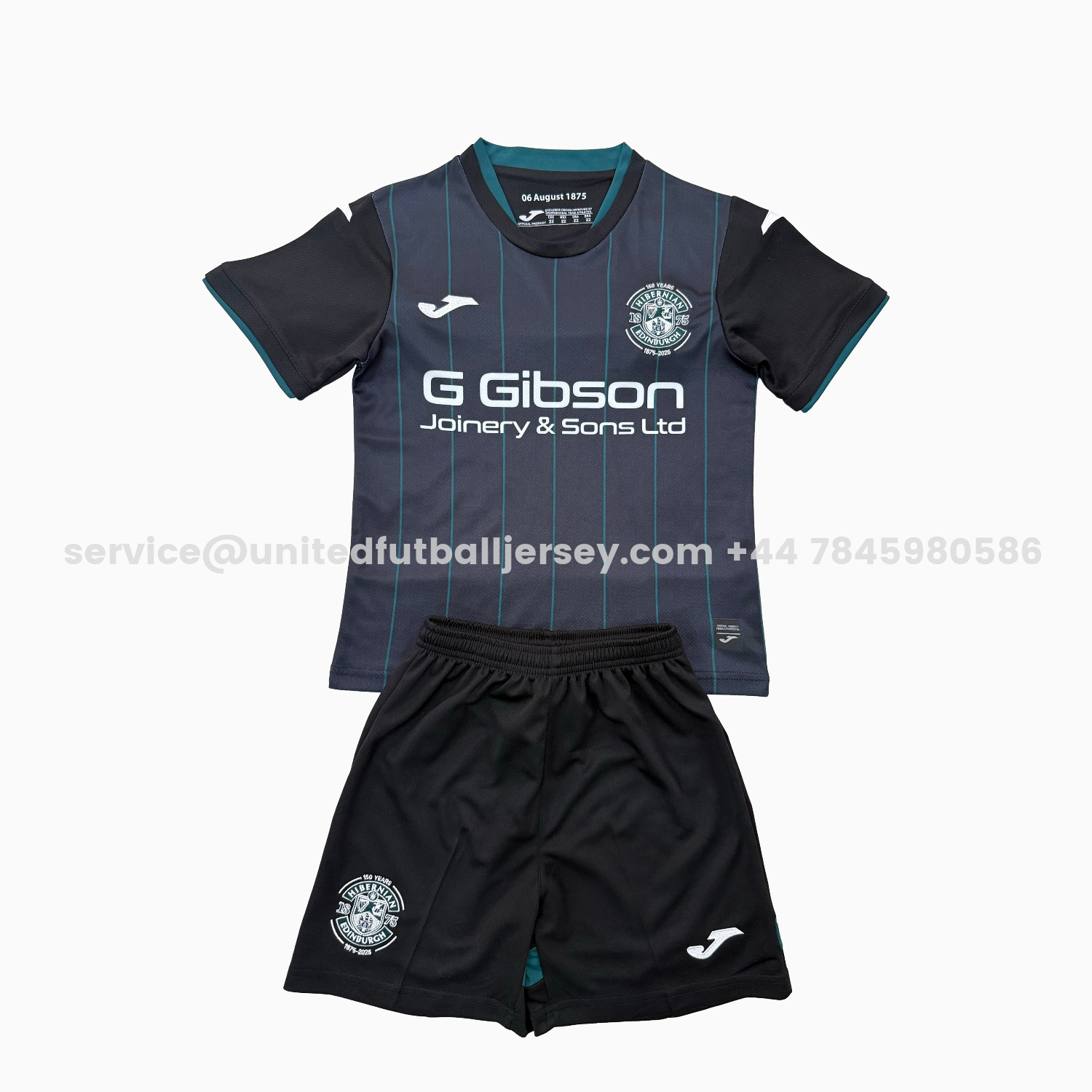 unitedfutballjersey-Hibernian 25-26 Third Kids Kit
