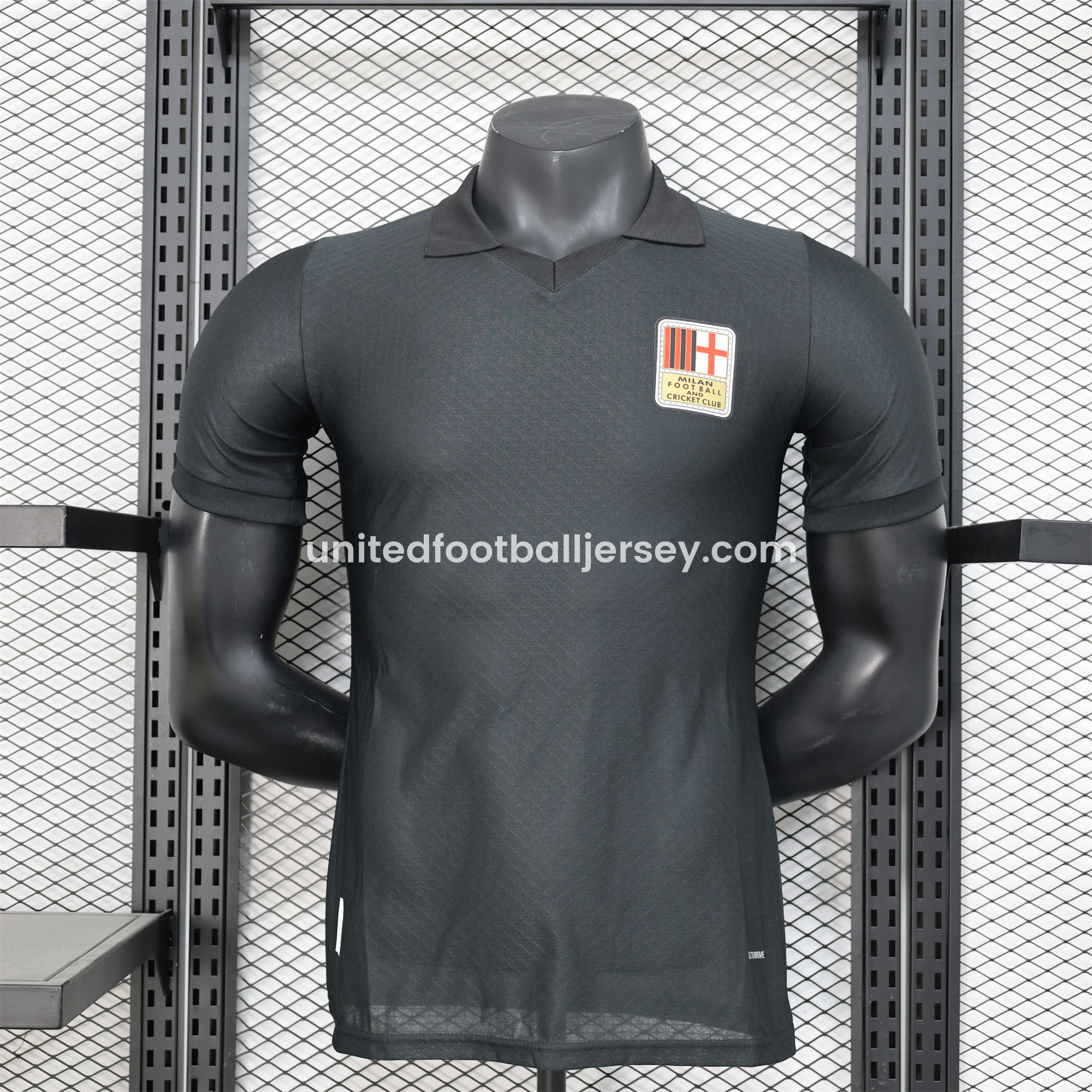 unitedfutballjersey-AC Milan 24-25 125th Anniversary Black GK Jersey - Player Version