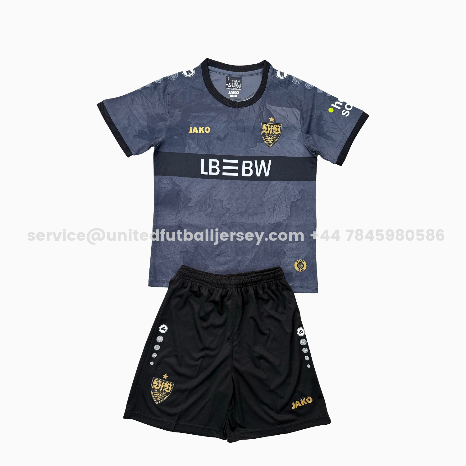 unitedfutballjersey-Stuttgart 25-26 Third Kids Kit