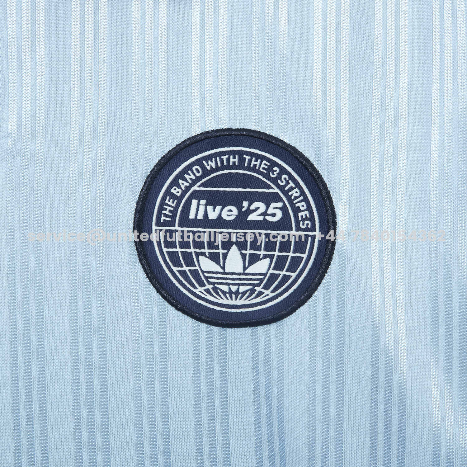 unitedfutballjersey-Bohemian 25-26 Oasis Originals Tour Light Blue Jersey With Number 25 - Fans Version