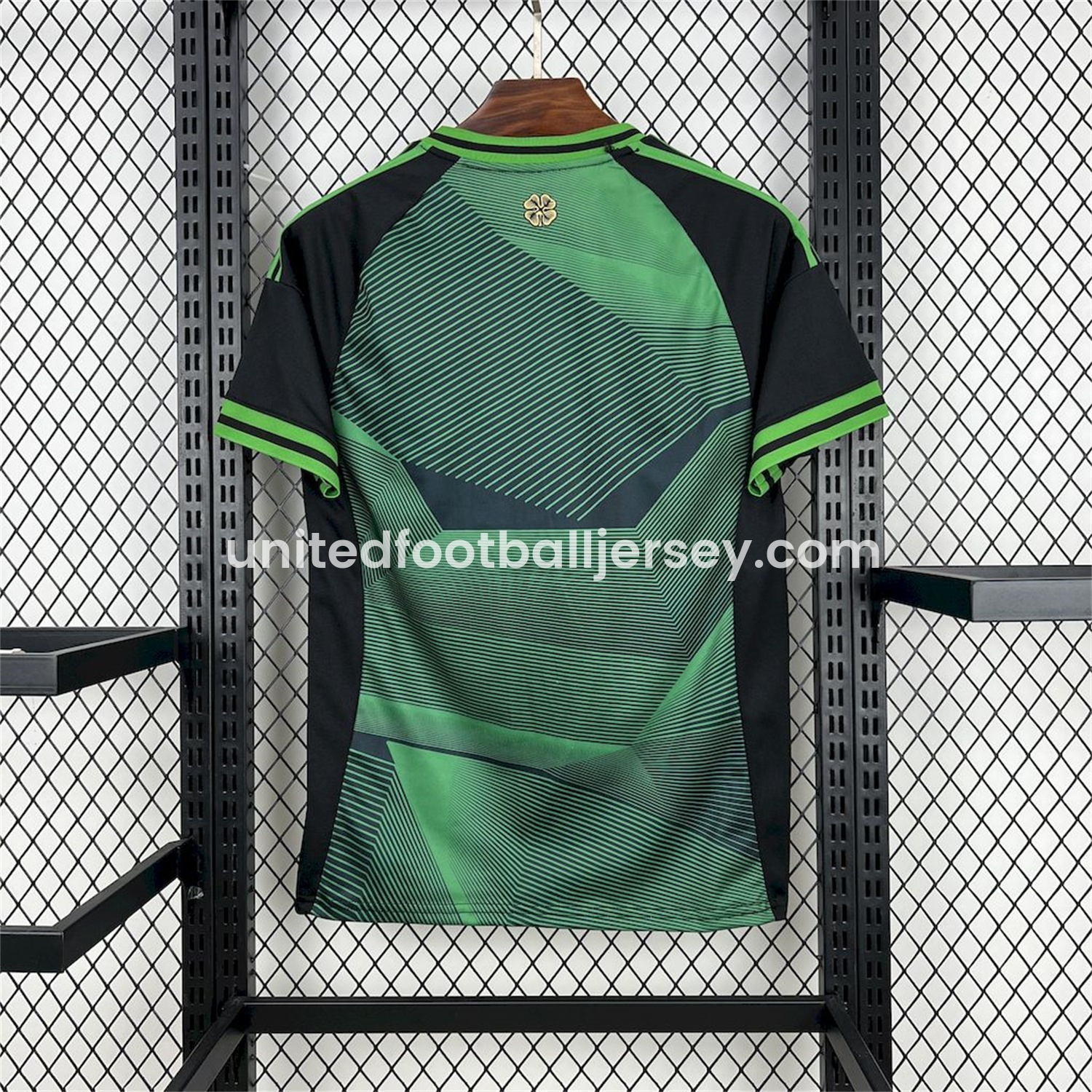 unitedfutballjersey-Celtic 25-26 Green Lines Special Edition Jersey - Fans Version