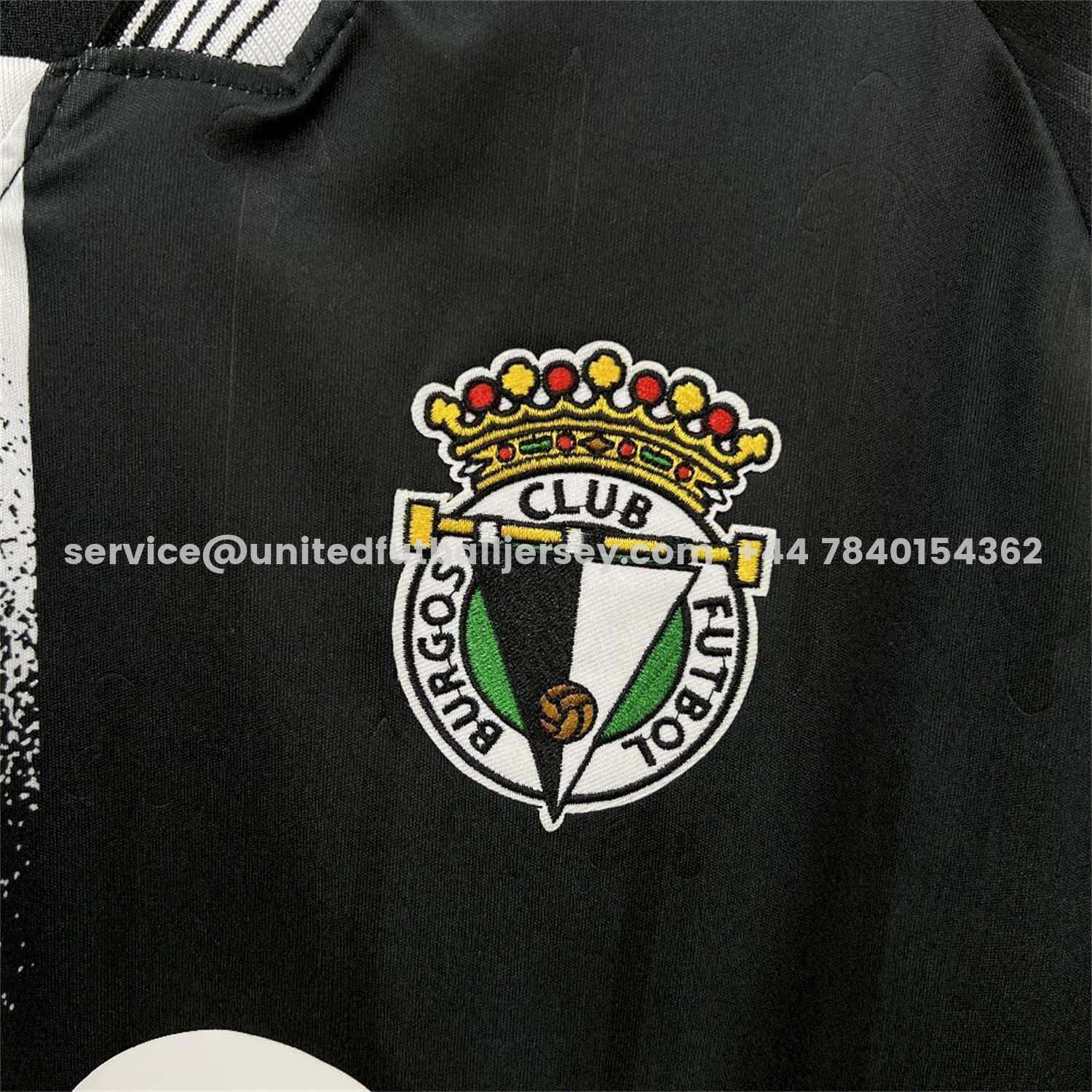 unitedfutballjersey-Burgos 25-26 Away Black Jersey - Fans Version