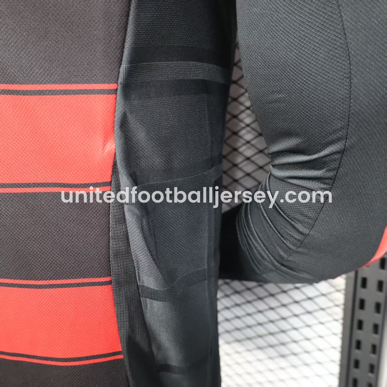 unitedfutballjersey-Flamengo 25-26 Home Long Sleeves Unsponsored Jersey - Player Version