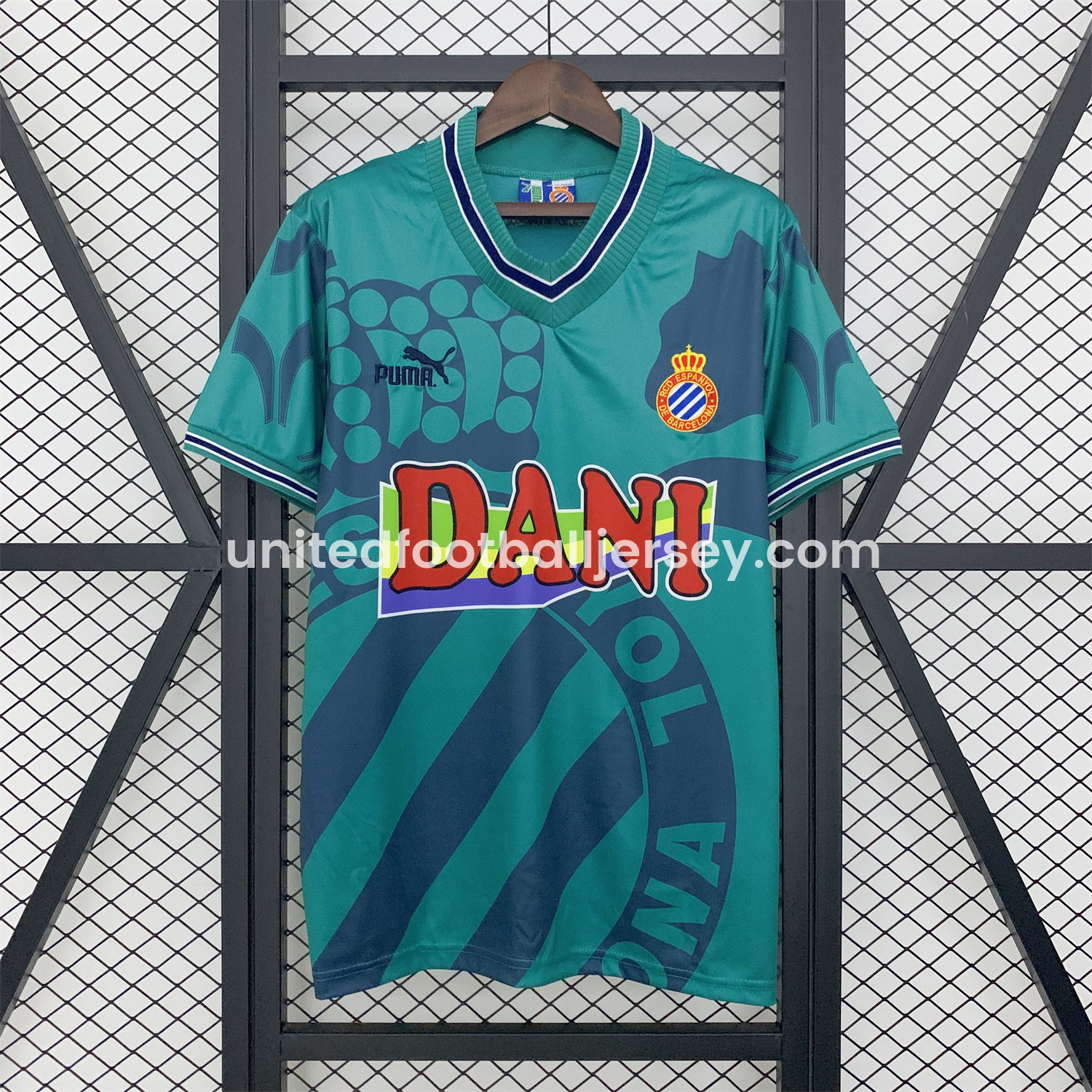 unitedfutballjersey-Retro RCD Espanyol 1996-97 Away Jersey