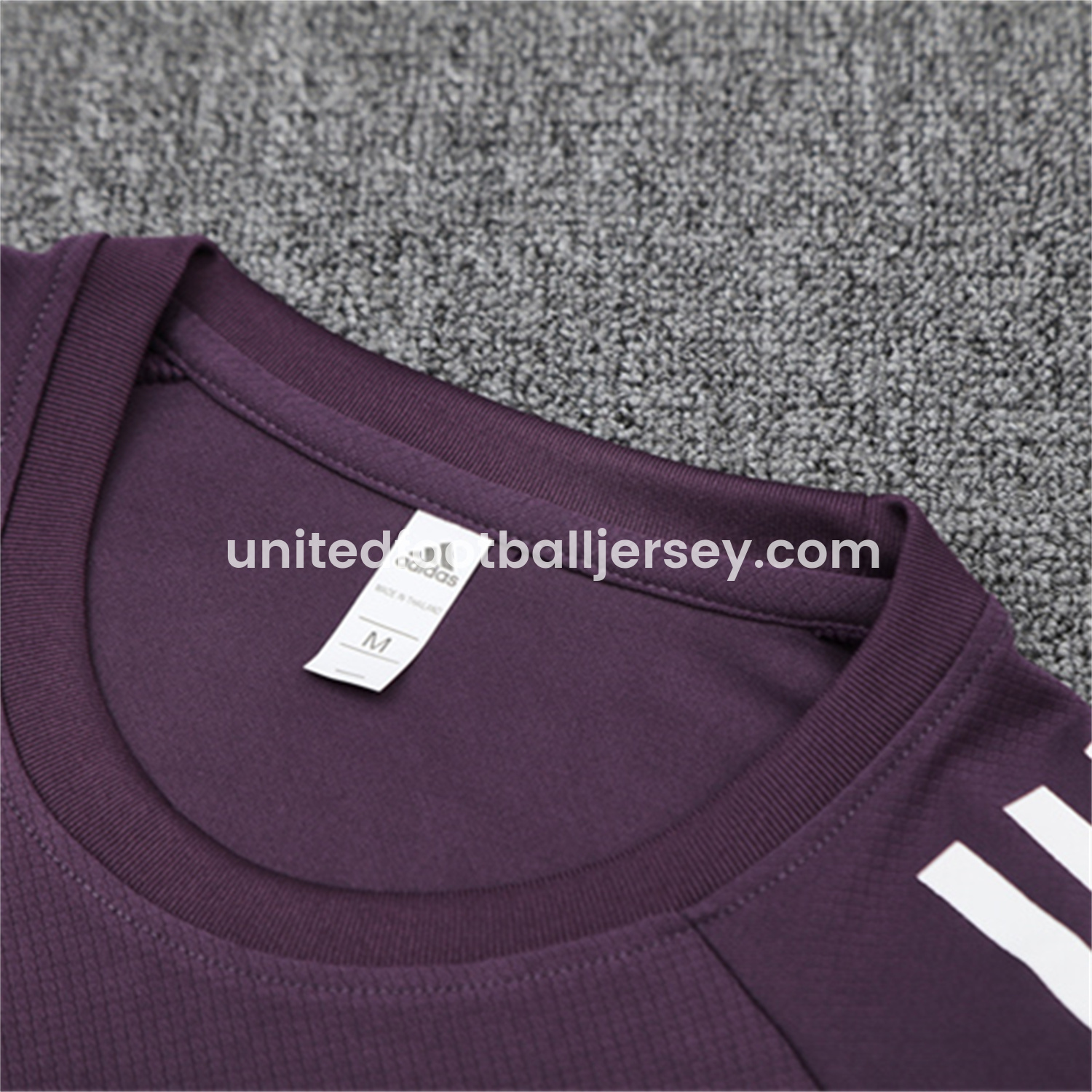 unitedfutballjersey-Manchester United 25-26 Kids Short-Sleeve Training Set - Purple Top & Black shorts