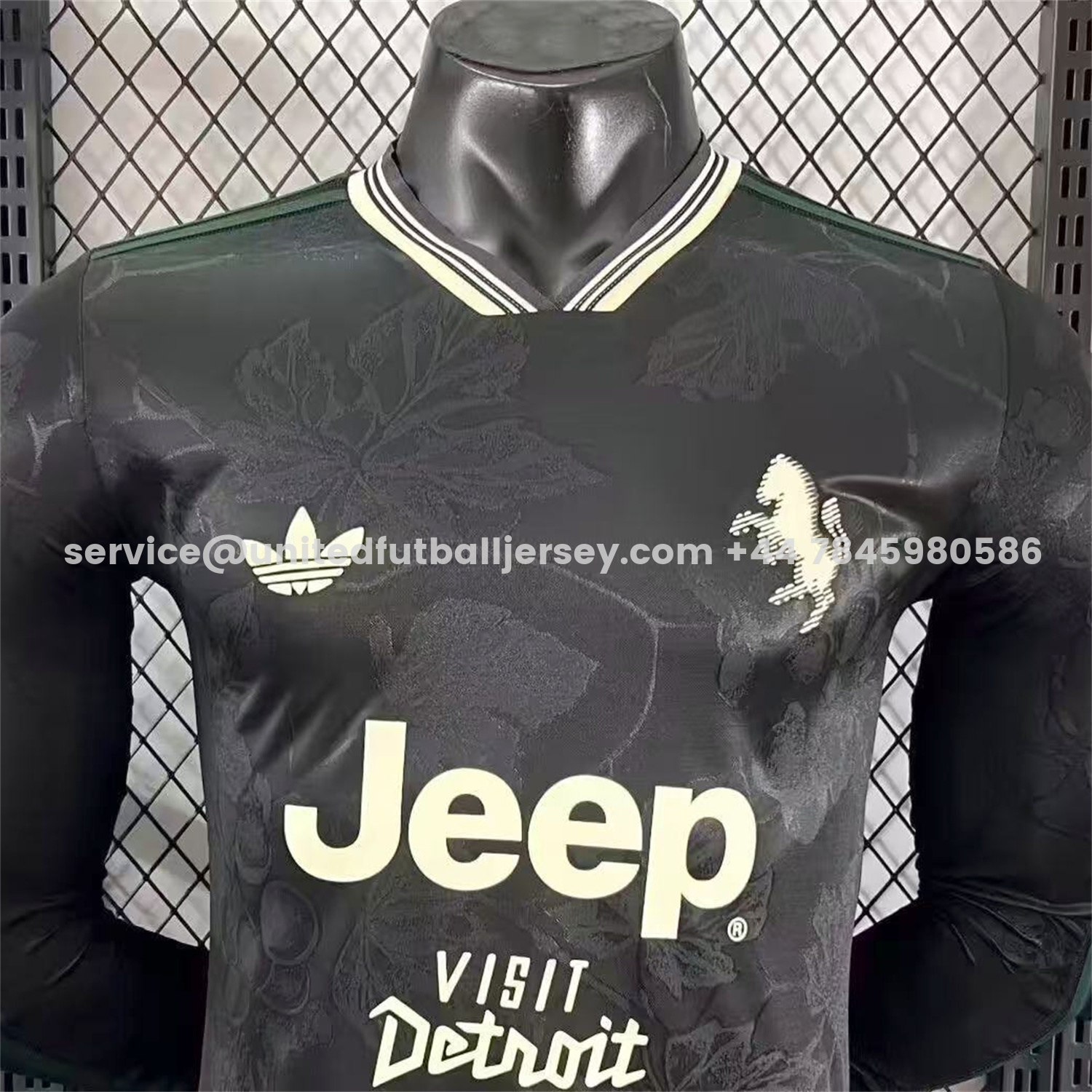 unitedfutballjersey-Juventus 25-26 Third Black Long Sleeves Jersey - Player Version