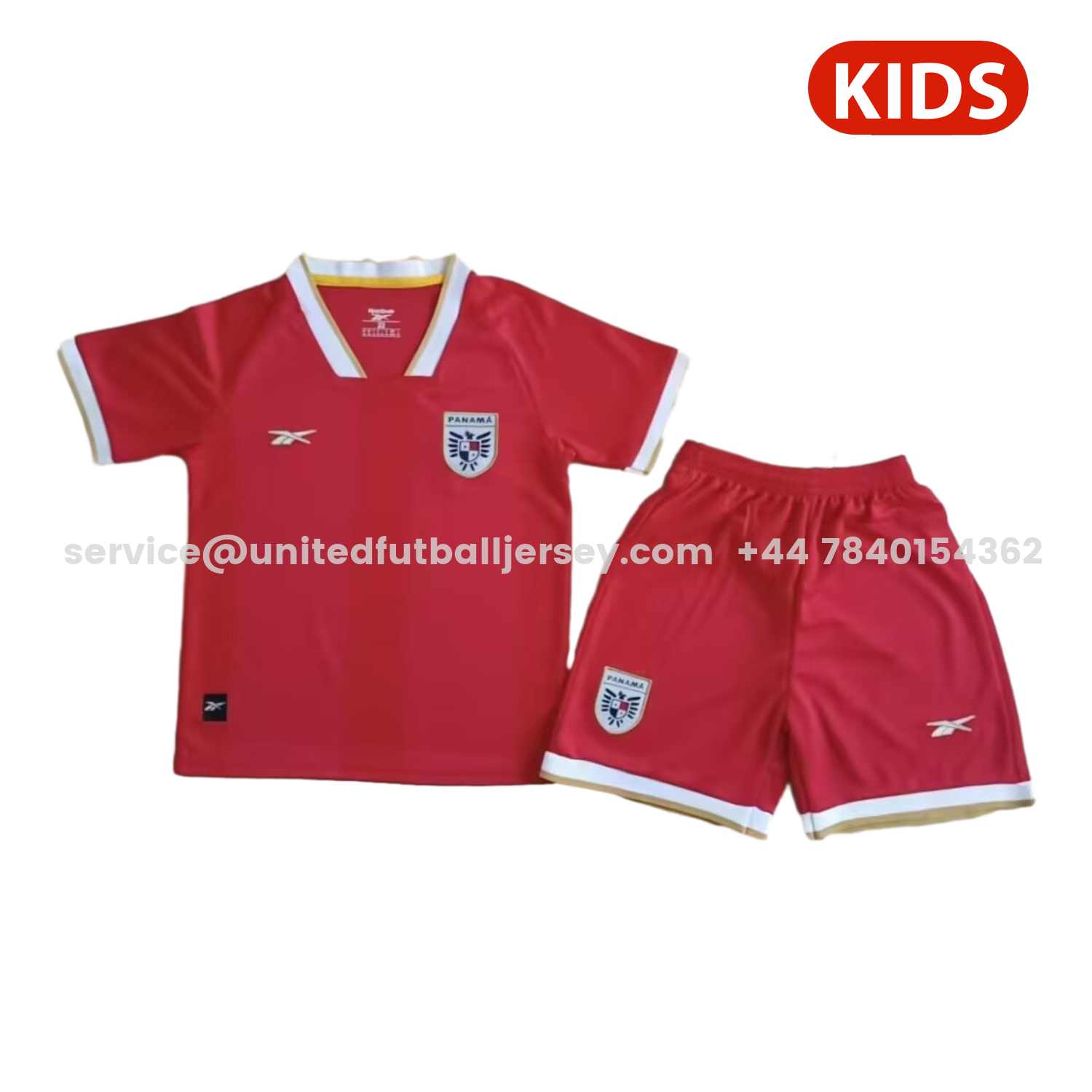 unitedfutballjersey-Panama 25-26 Home Kids Kit
