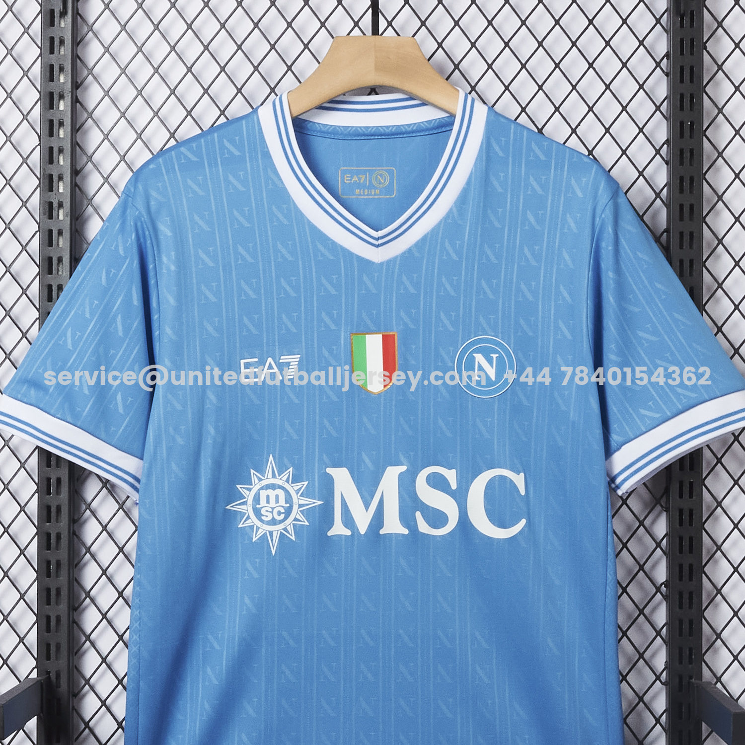 unitedfutballjersey-Napoli 25-26 European Home Blue Jersey - Fans Version