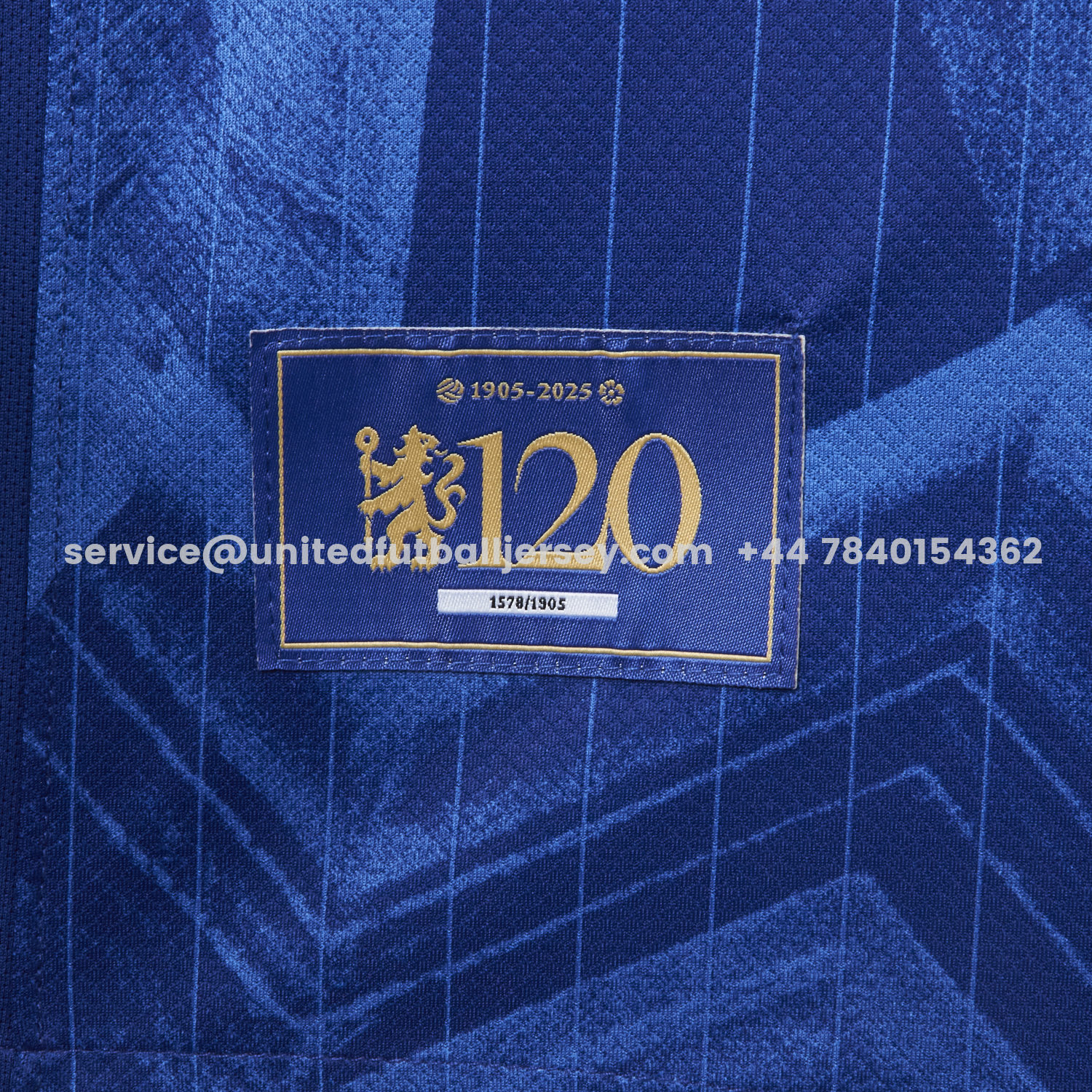 unitedfutballjersey-C.H.E.L.S.E.A 25-26 120th Anniversary Home Unsponsored Jersey - Fans Version