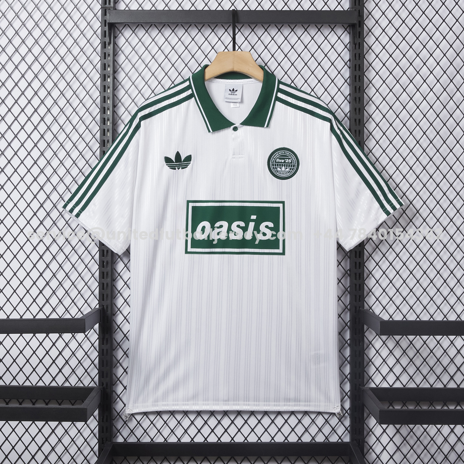 unitedfutballjersey-Bohemian 25-26 Oasis Originals Tour Light White Jersey With Number 25 - Fans Version