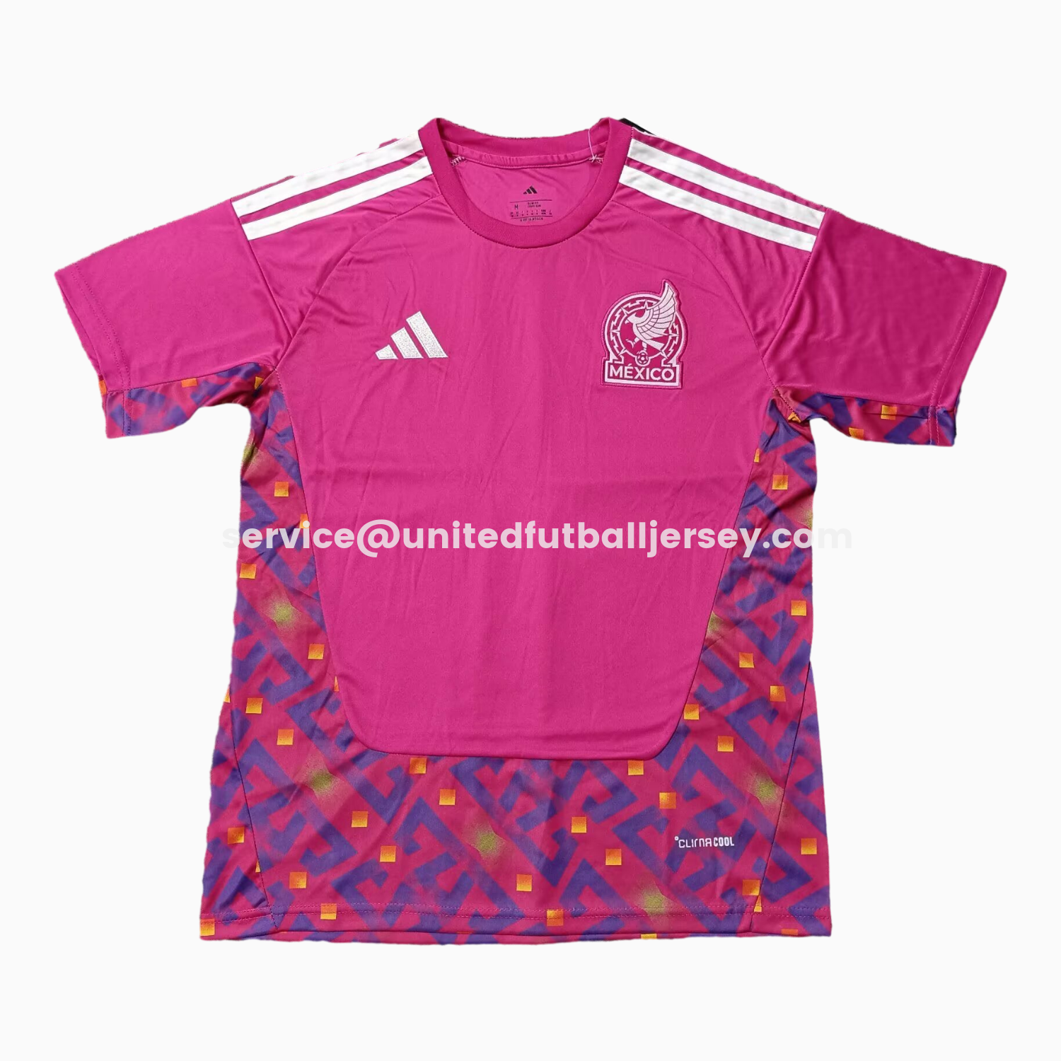 unitedfutballjersey-Mexico 2026 Goalkeeper Pink Jersey - Fans Version