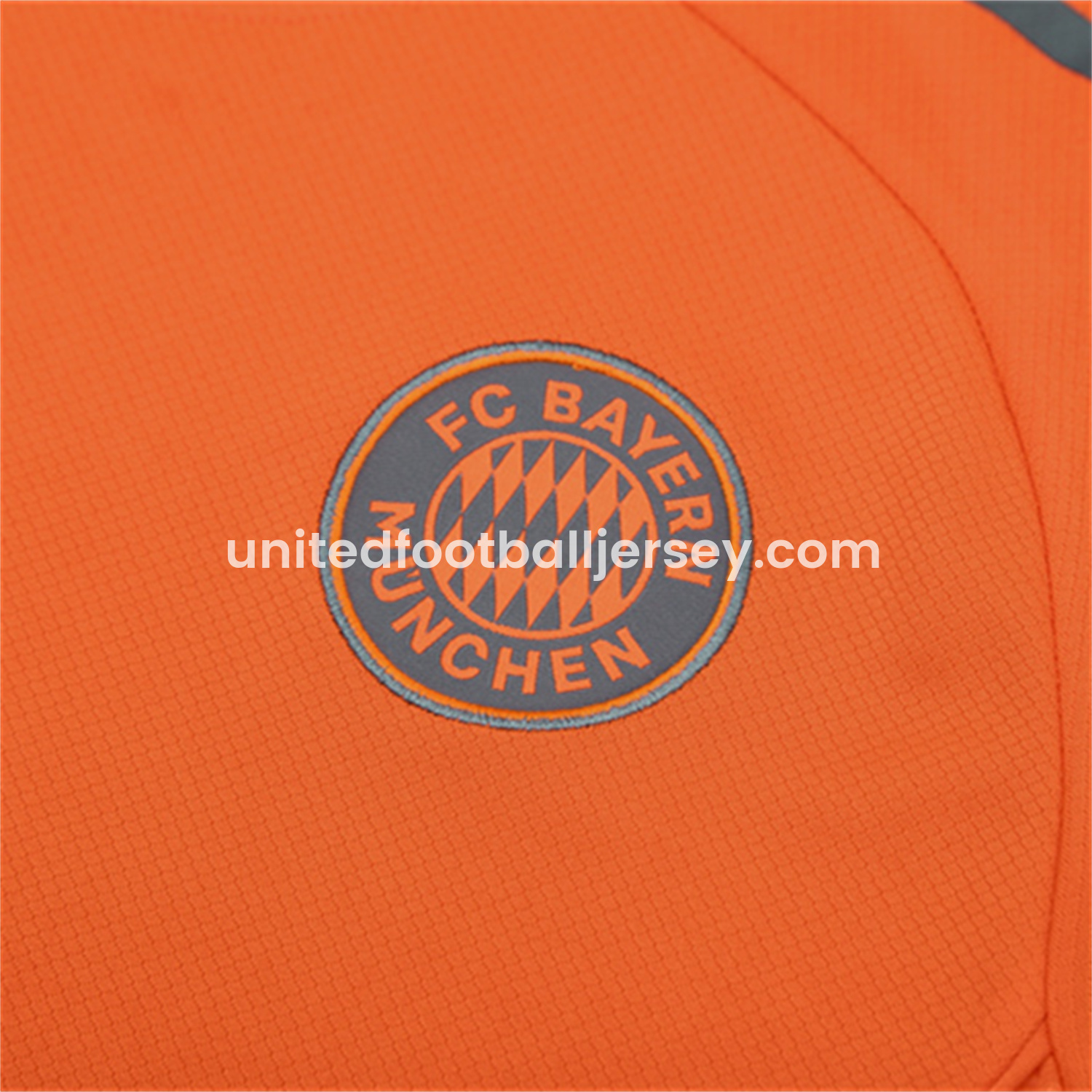 unitedfutballjersey-Bayern Munich 25-26 Short-Sleeve Training Set - Orange Top & Gray shorts