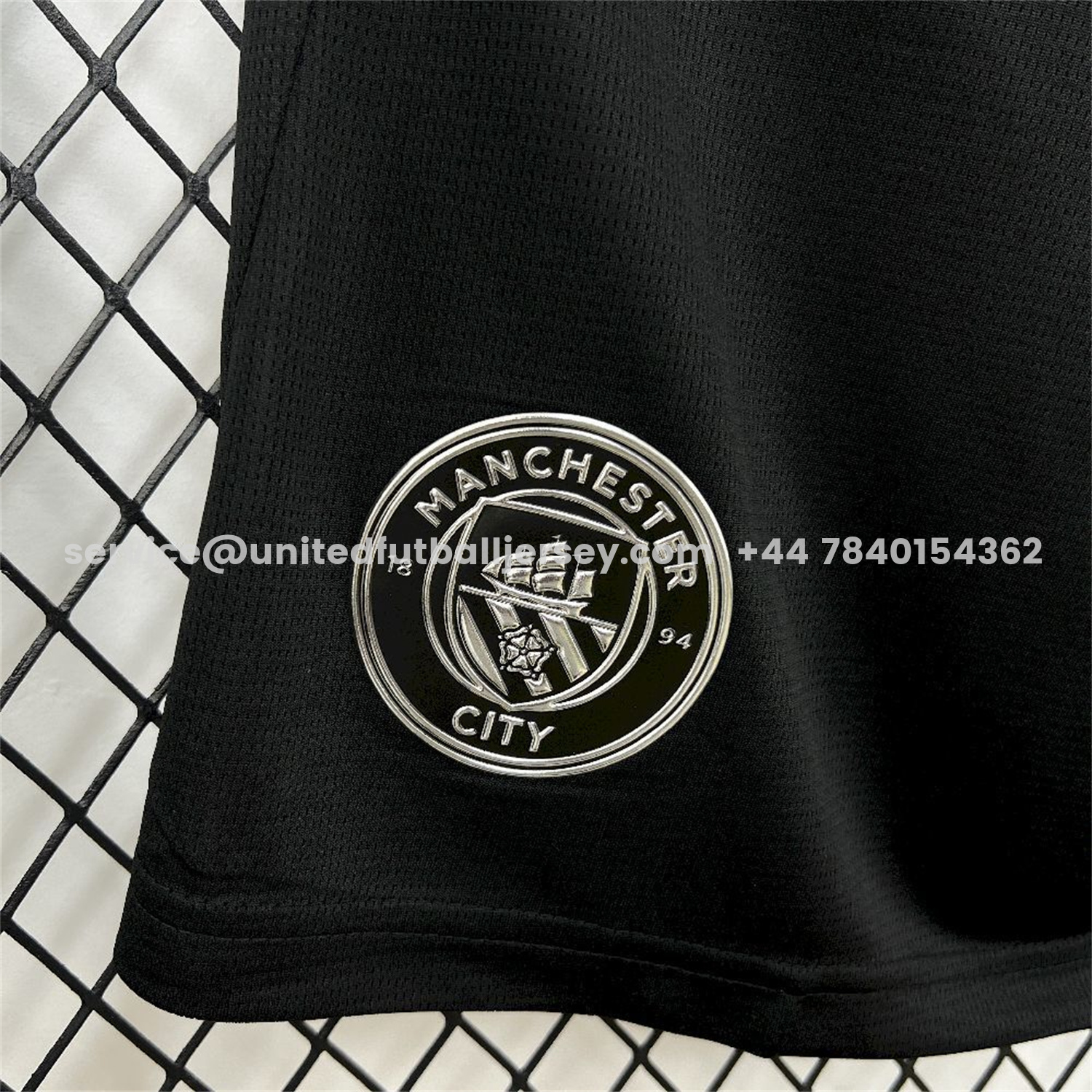 unitedfutballjersey-Manchester City 25-26 Away Black Shorts - Fans Version