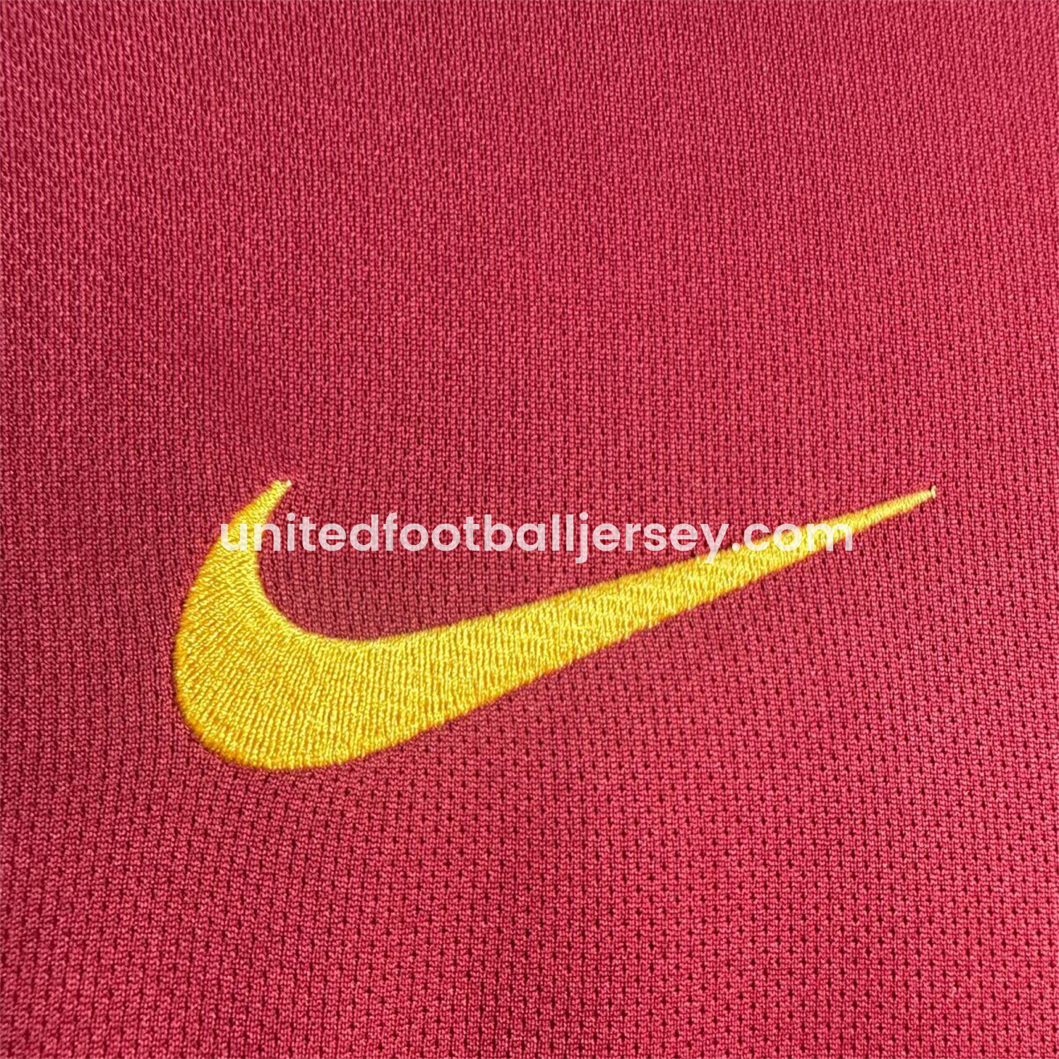 unitedfutballjersey-Retro Roma 2017-18 Home Long Sleeves Jersey