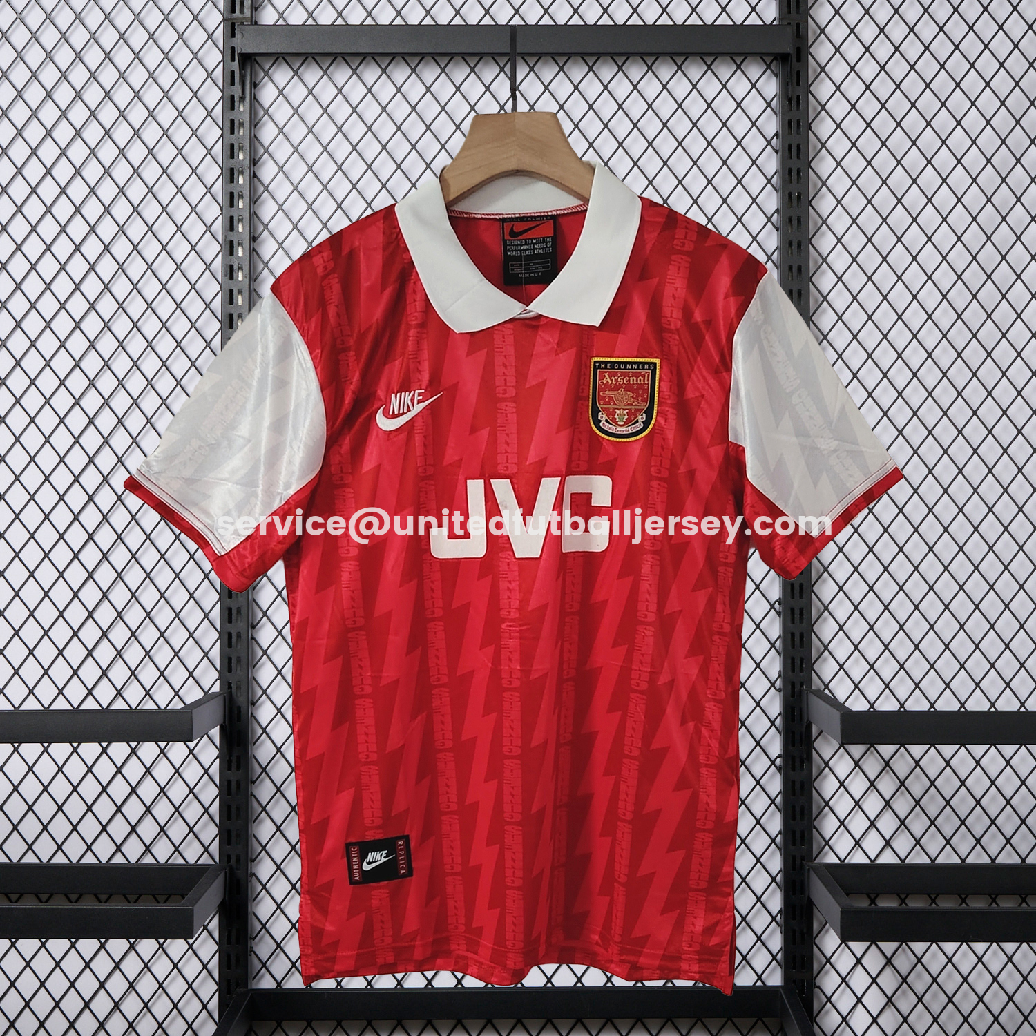 unitedfutballjersey-Retro Arsenal 95-96 Home Jersey