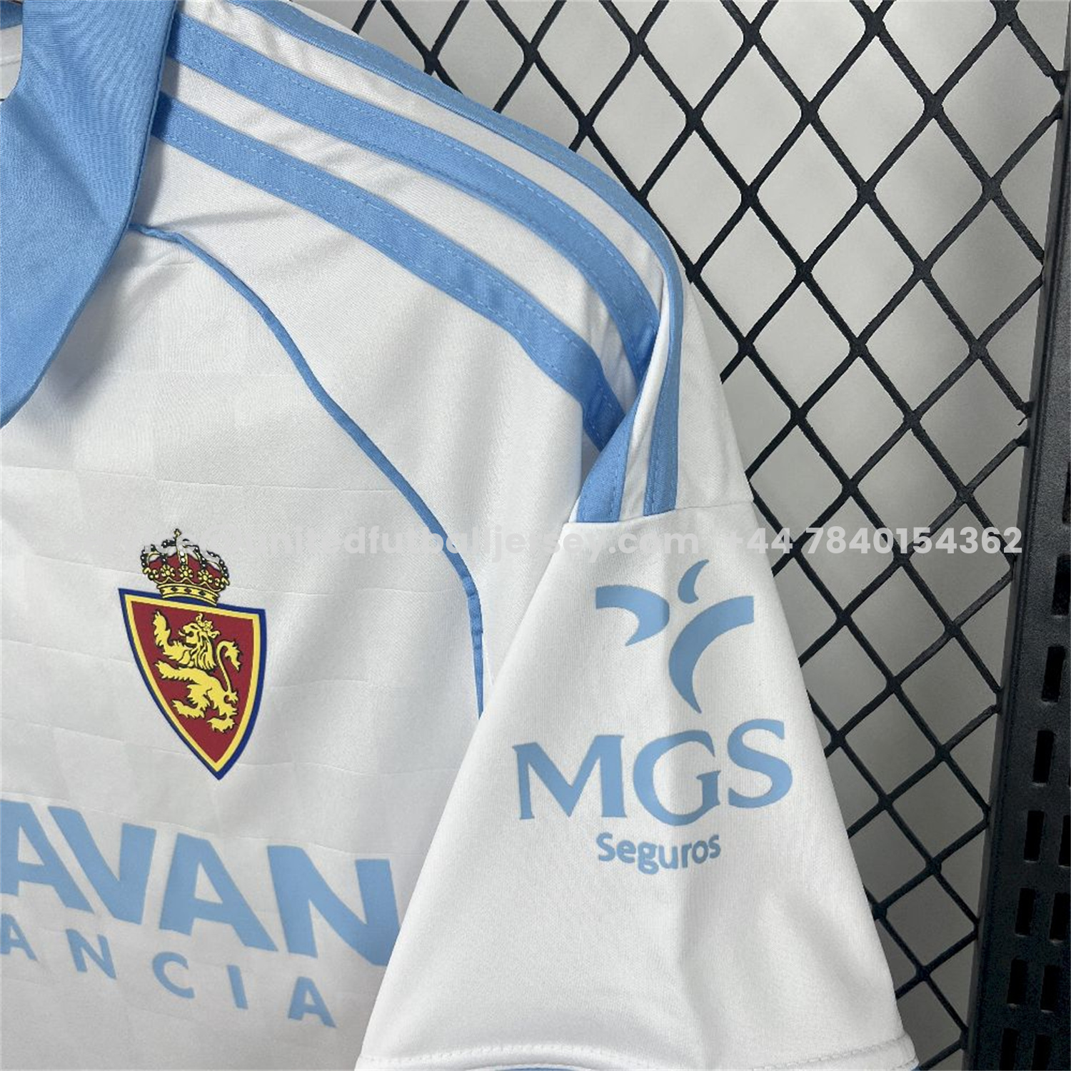 unitedfutballjersey-Real Zaragoza 25-26 Home Jersey - Fans Version