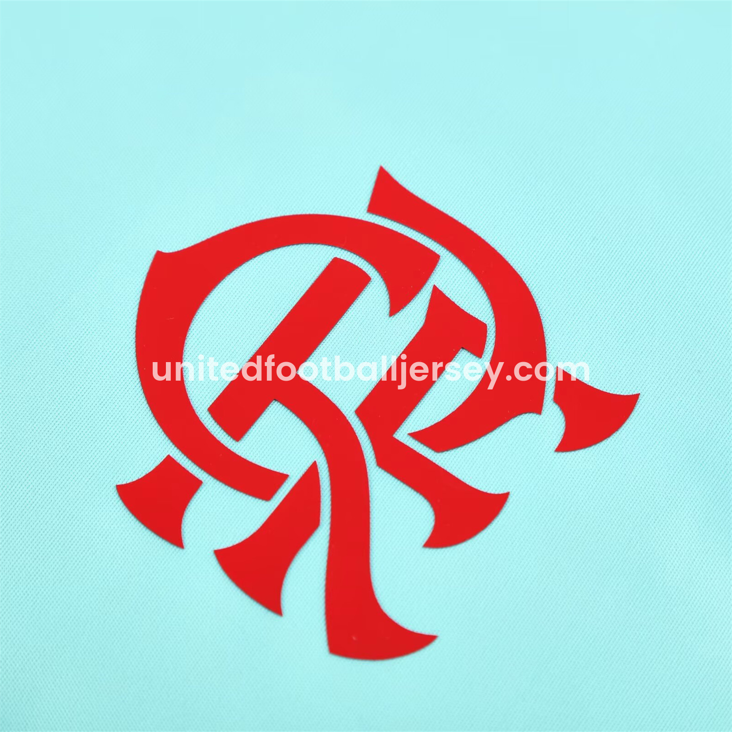 unitedfutballjersey-Flamengo 25-26 Short-Sleeve Kids Training Set - Light Blue With Royal Blue