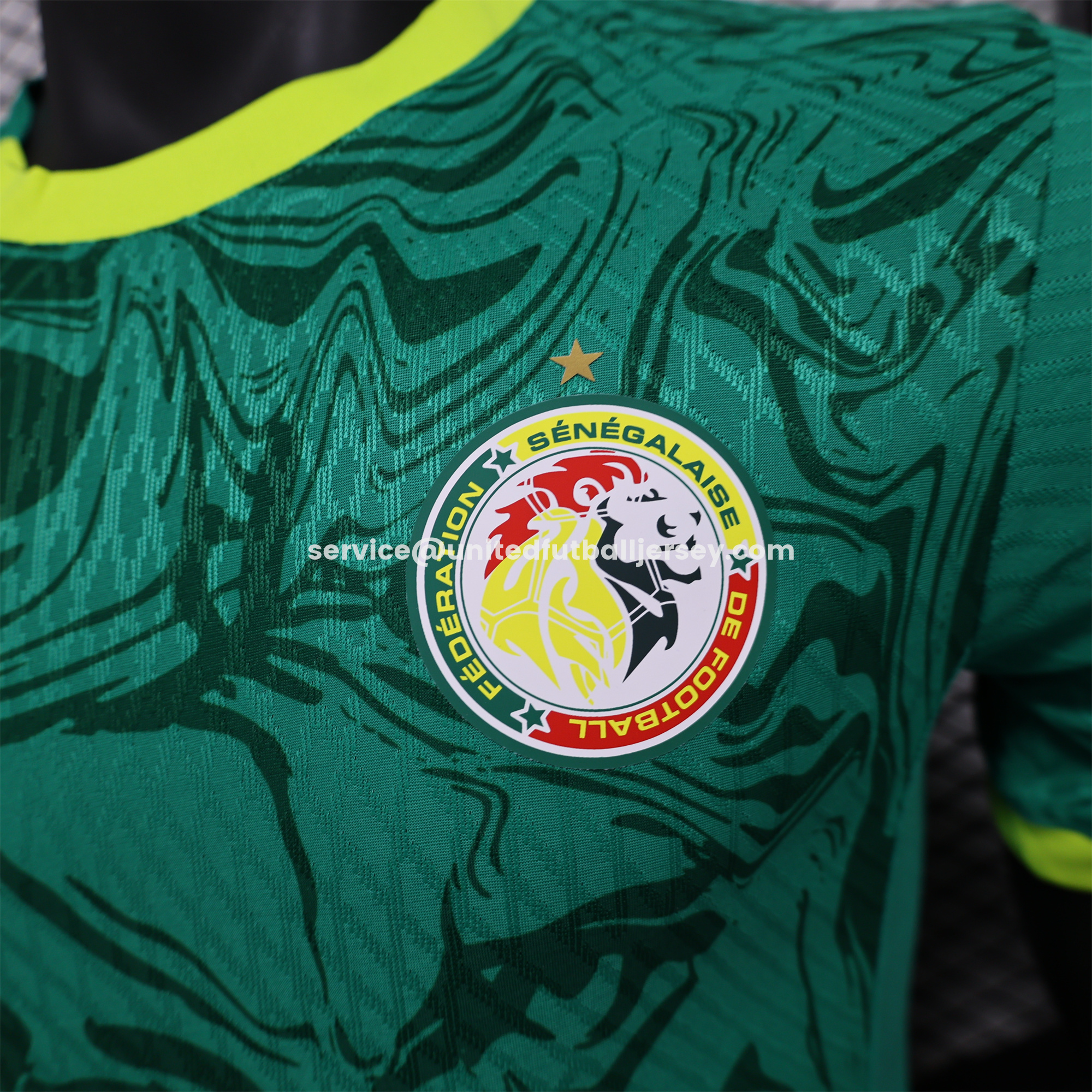 unitedfutballjersey-Senegal 2026 Away Double Stars Jersey - Player Version