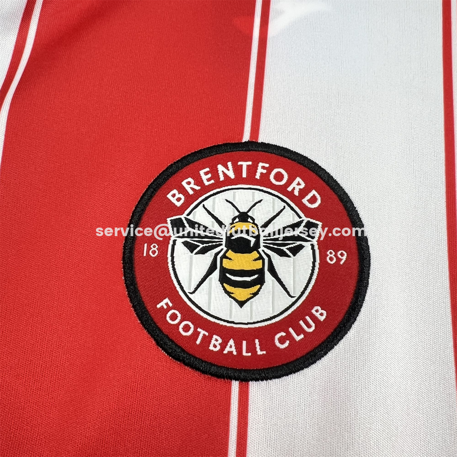unitedfutballjersey-Brentford 25-26 Home Jersey - Fans Version