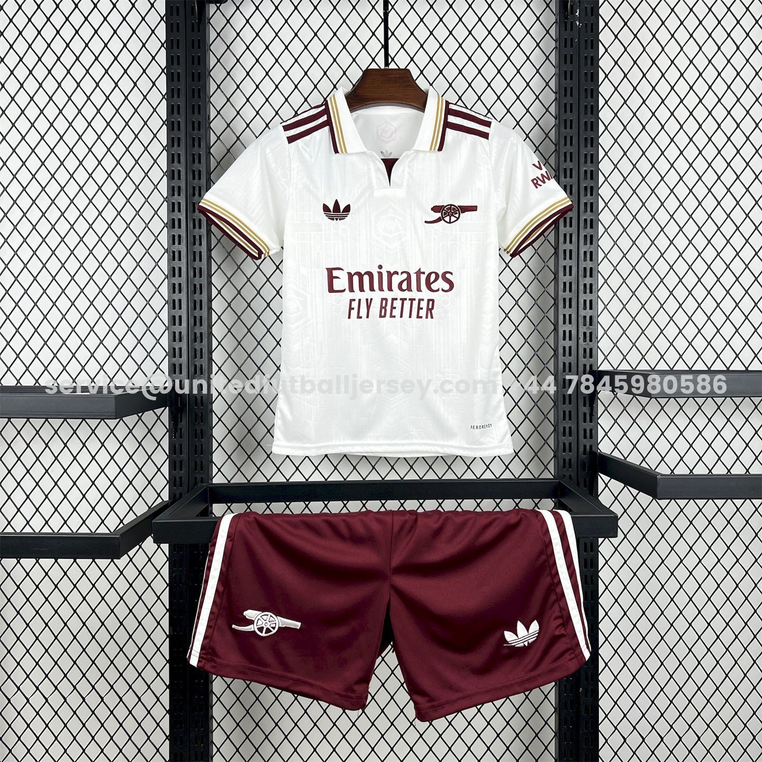 unitedfutballjersey-Arsenal 25-26 Third Kids Kit