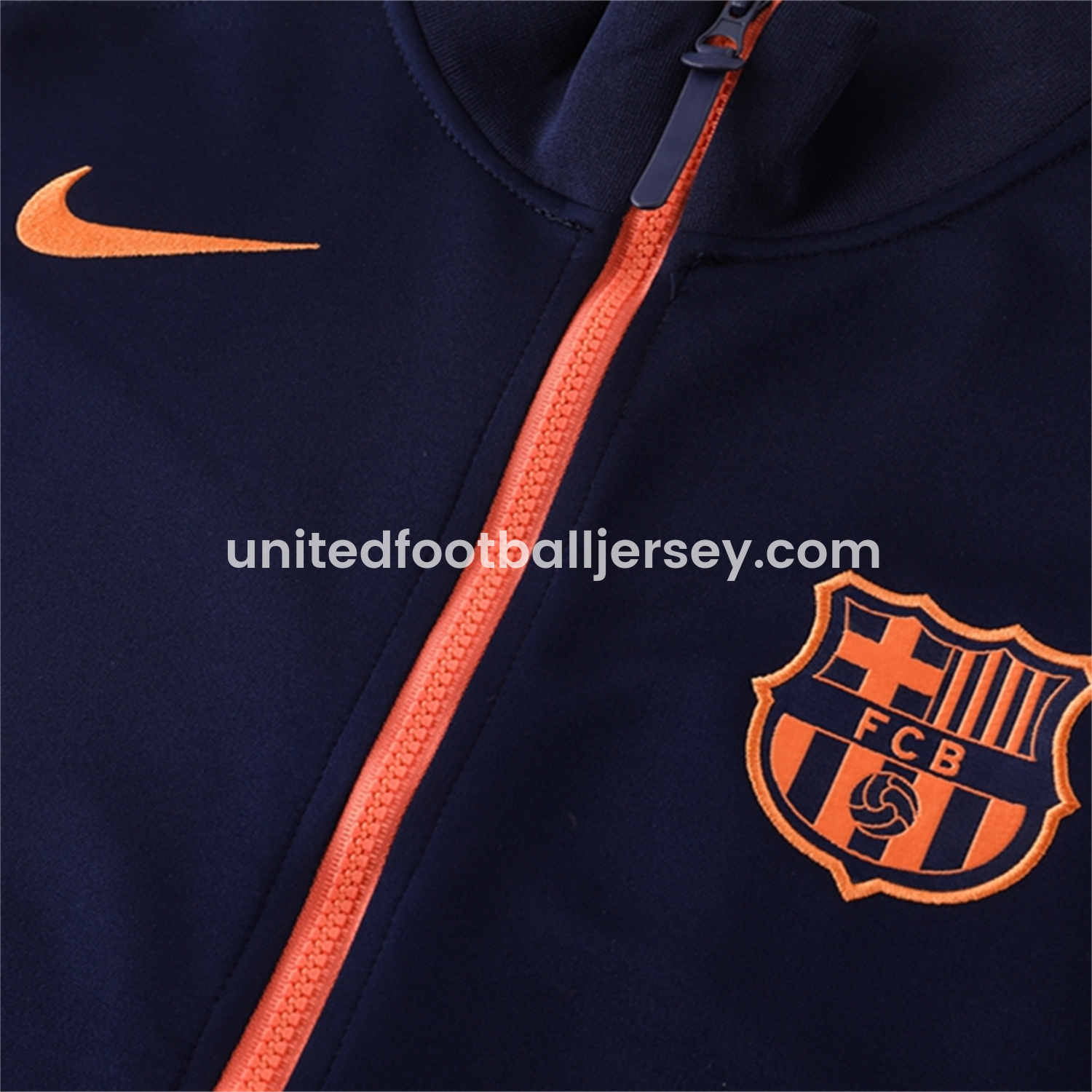 unitedfutballjersey-Barcelona 25-26 Jacket Training Tracksuit - Royal Blue top & Royal Blue Pants