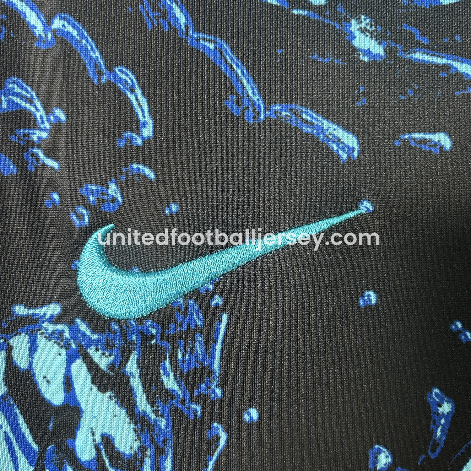 unitedfutballjersey-Inter Milan 25-26 Blue Snake Pattern Pre-Match Training Jersey - Fans Version