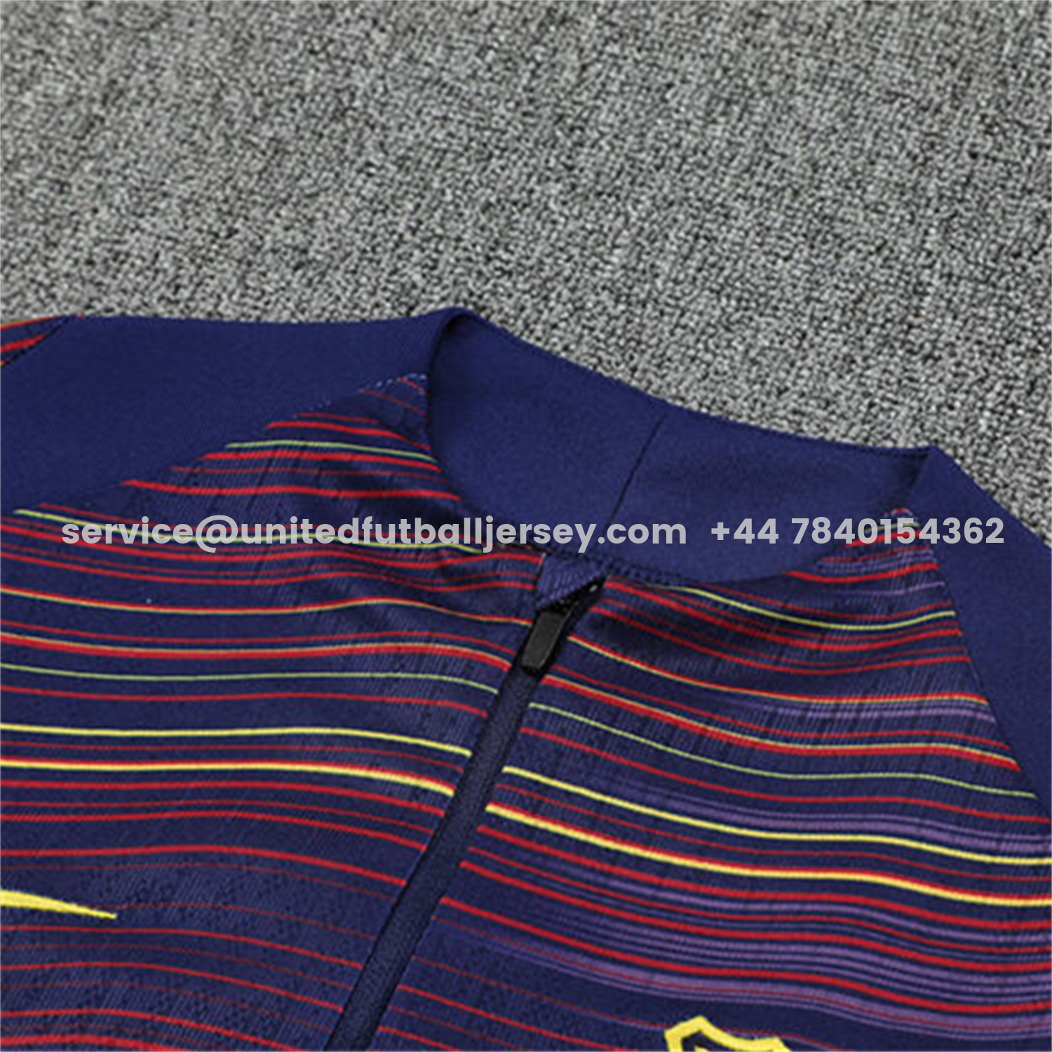 unitedfutballjersey-Barcelona 25-26 Long Sleeve Training Set - Purple Camouflage Top & Blue Pants