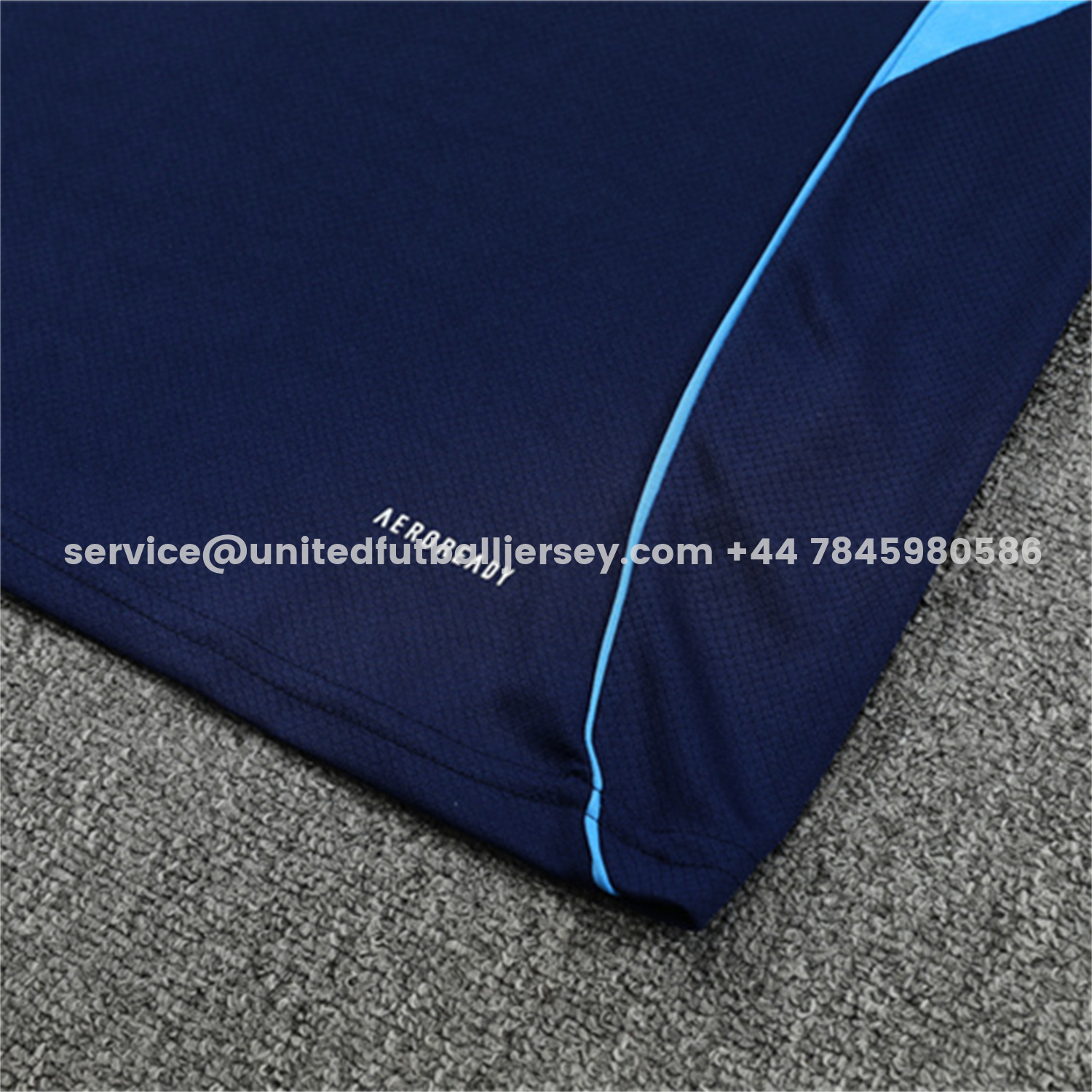 unitedfutballjersey-Real Madrid 25-26 Short-Sleeve Training Set - Royal Blue Top & Royal Blue Shorts