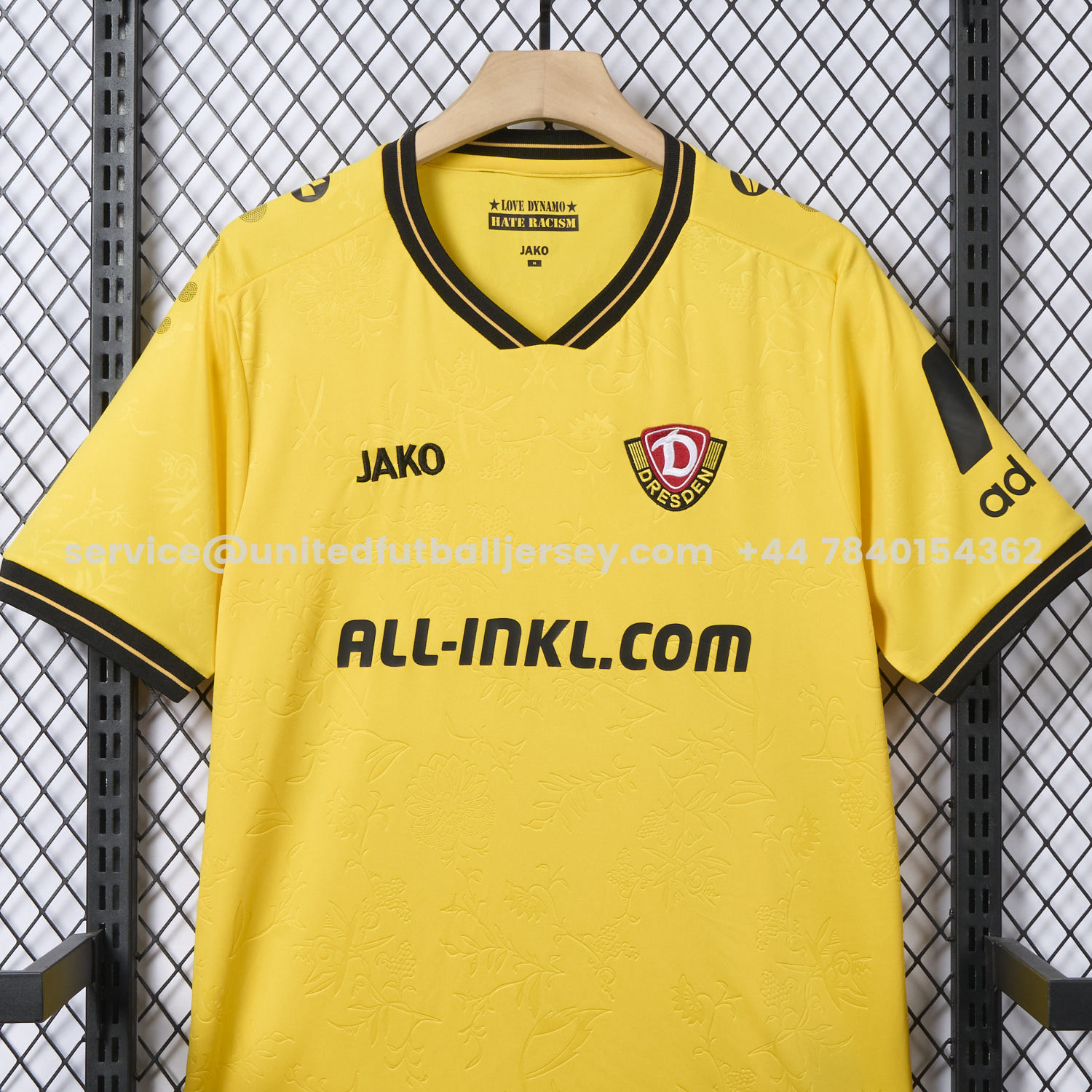 unitedfutballjersey-Dynamo Dresden 25-26 Home Jersey - Fans Version