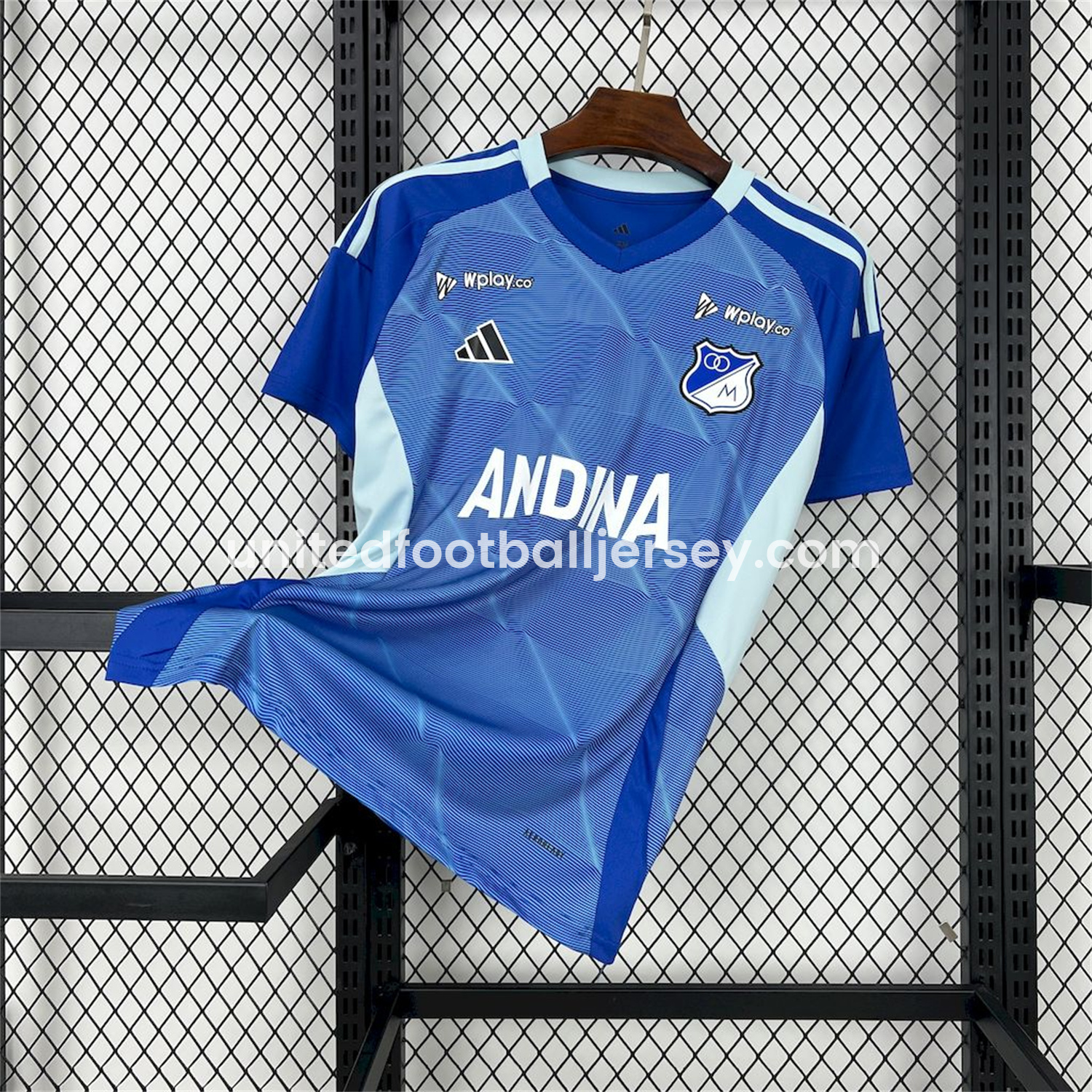unitedfutballjersey-Millonarios 25-26 Home Jersey - Fans Version