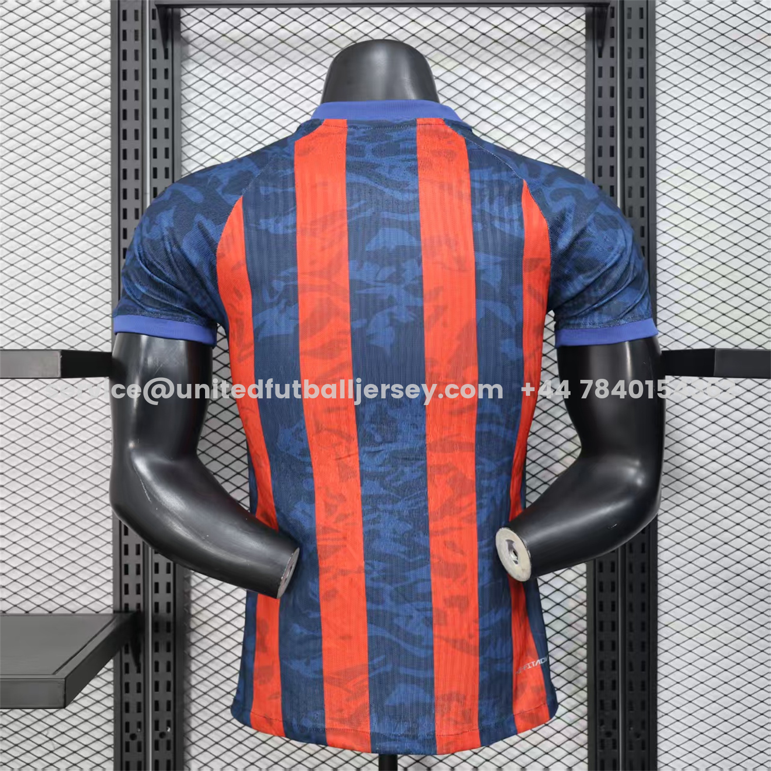 unitedfutballjersey-Barcelona 25-26 Yellow Spotify Logo Red & Blue Lines Special Jersey - Player Version