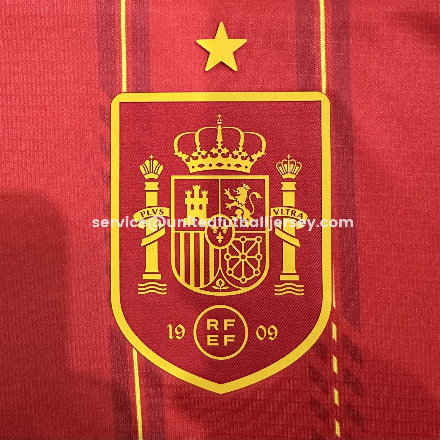 unitedfutballjersey-Spain 2026 Home Red Jersey - Fans Version