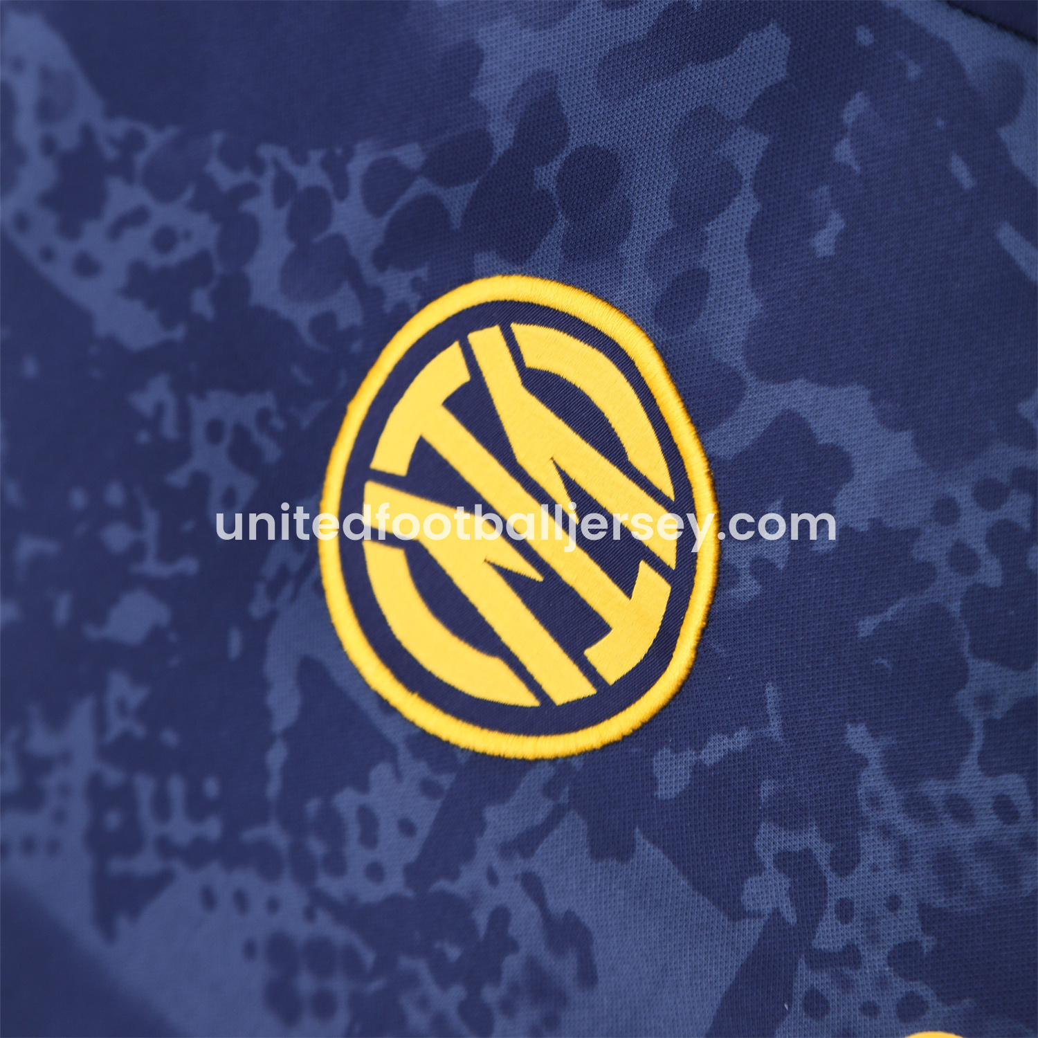 unitedfutballjersey-Inter Milan 25-26 Short-Sleeve Training Set - Deep Blue Camouflage