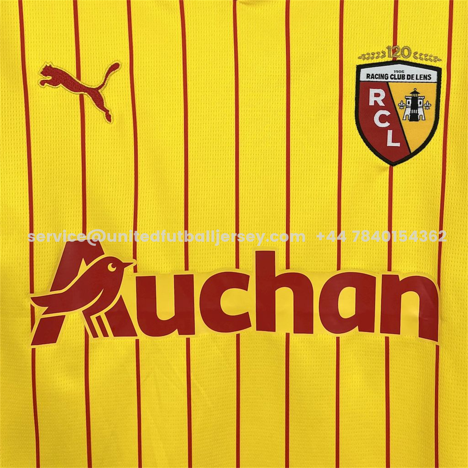 unitedfutballjersey-RC Lens 25-26 Home Jersey - Fans Version