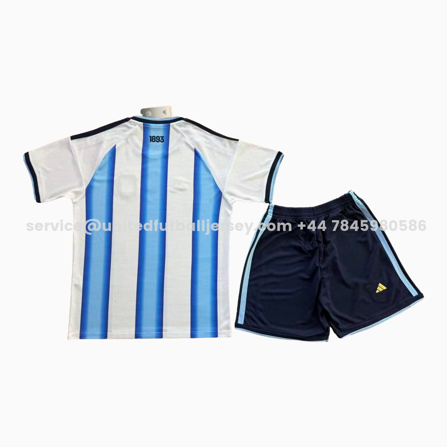 unitedfutballjersey-Argentina 2026 Home Kids Kit - With Chest Patch