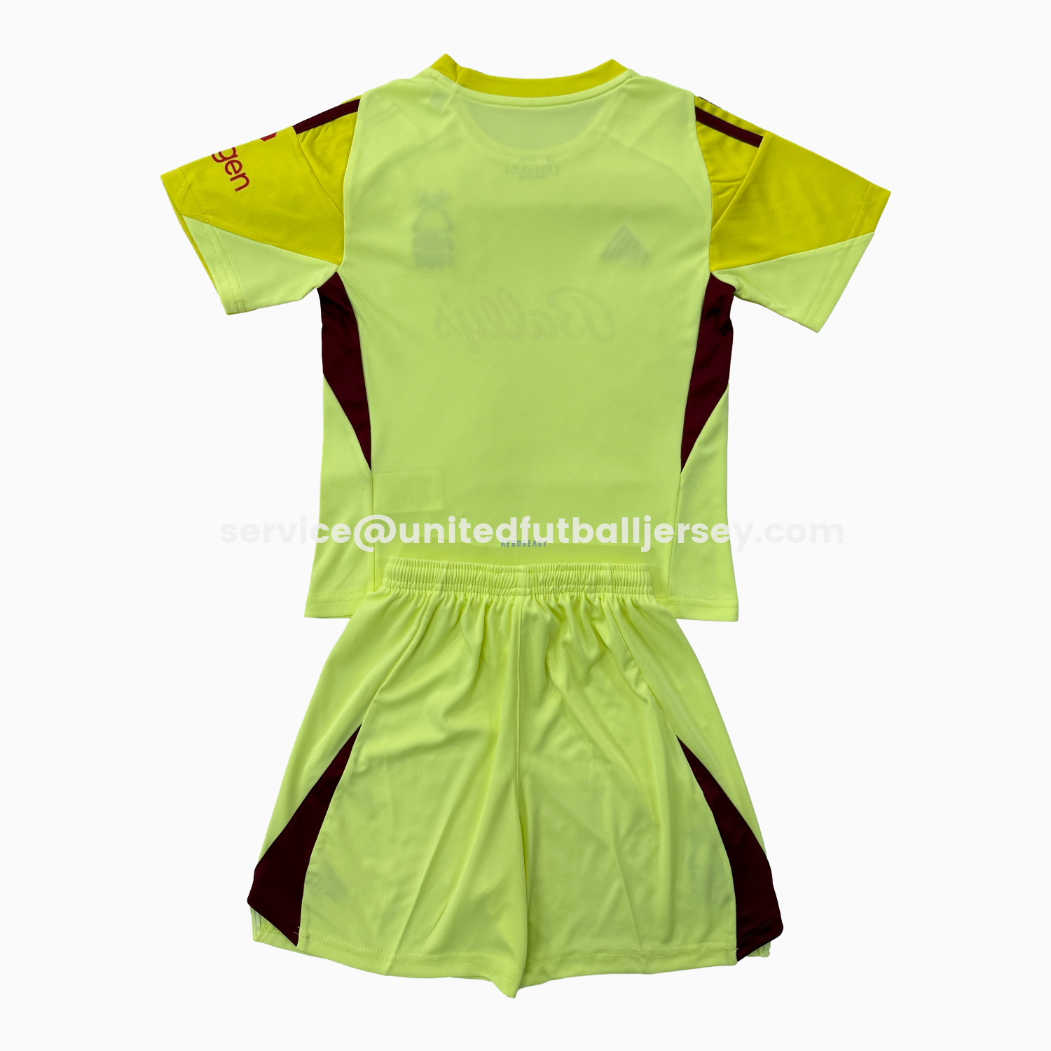 unitedfutballjersey-Nottingham Forest 25-26 Yellow Goalkeeper Men's Adult Jersey Set - Fans Version