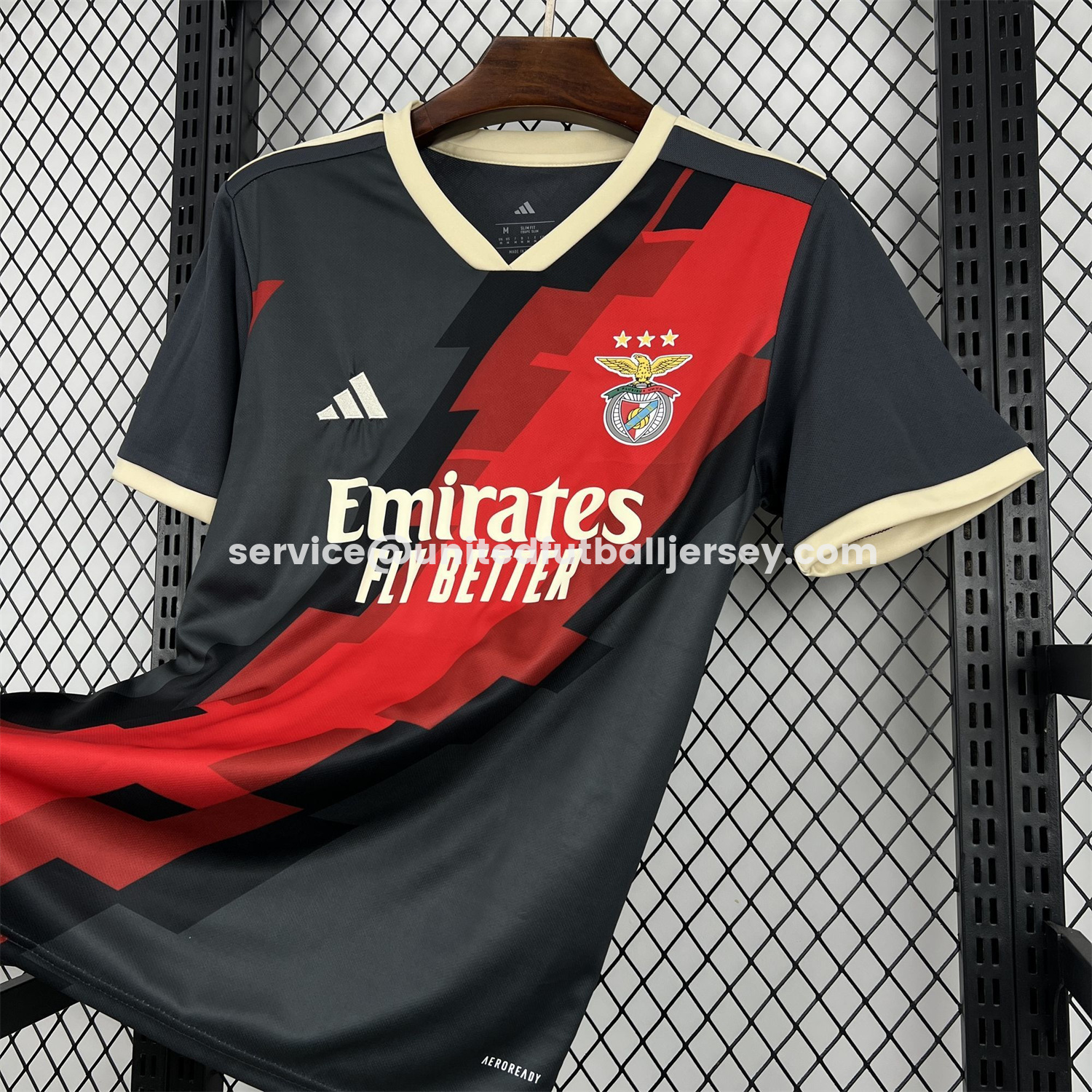 unitedfutballjersey-Benfica 25-26 Red And Grey Special Jersey - Fans Version
