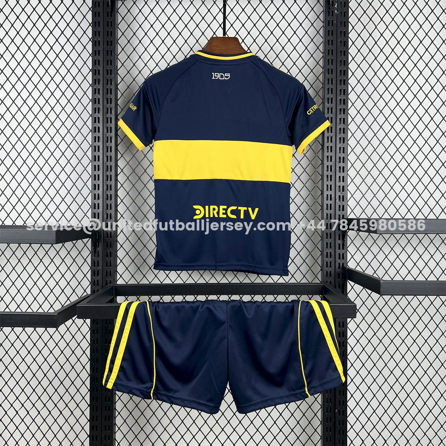 unitedfutballjersey-Boca Juniors 25-26 Home 120th Anniversary Kids Kit