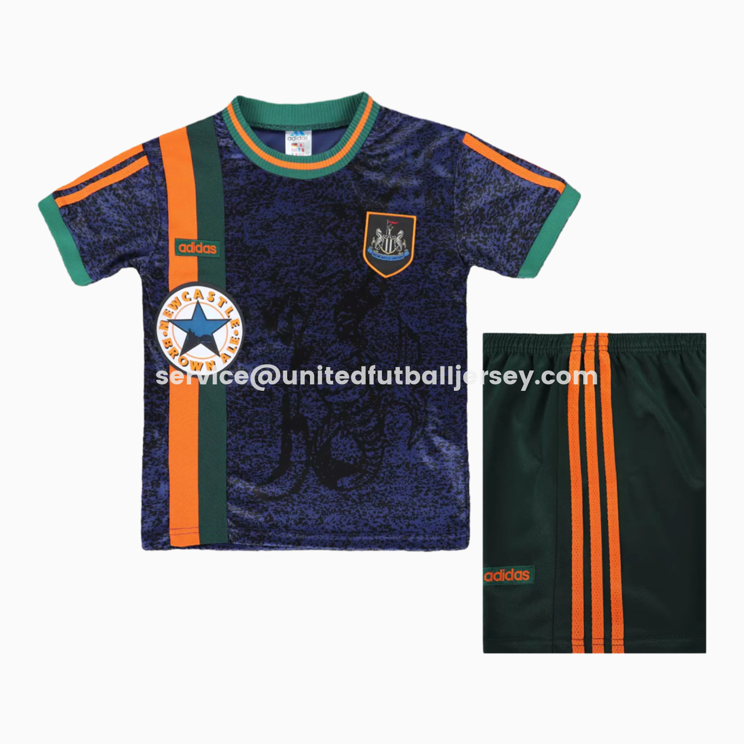unitedfutballjersey-Retro Newcastle United 1997-98 Away Kids Kit