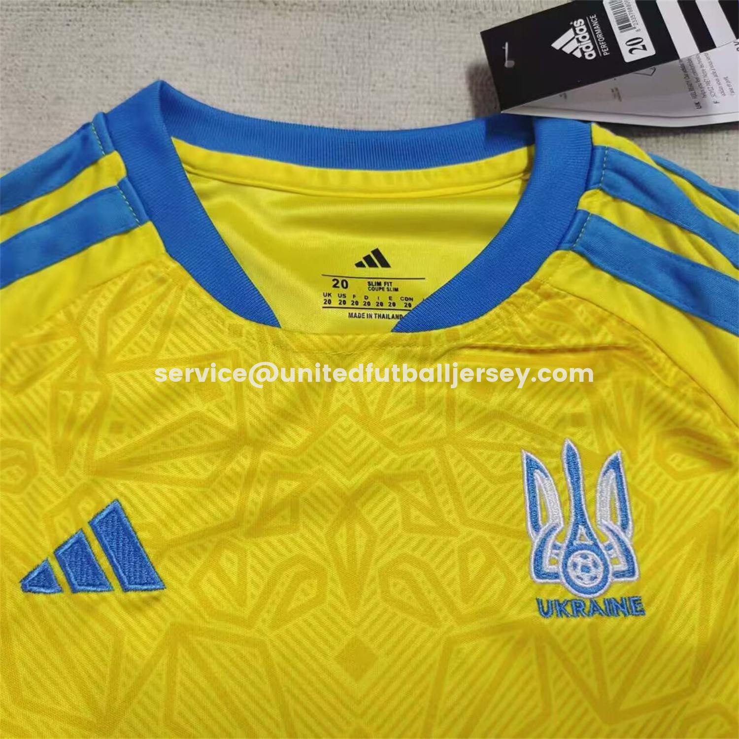 unitedfutballjersey-Ukraine 2026 Home Kids Kit