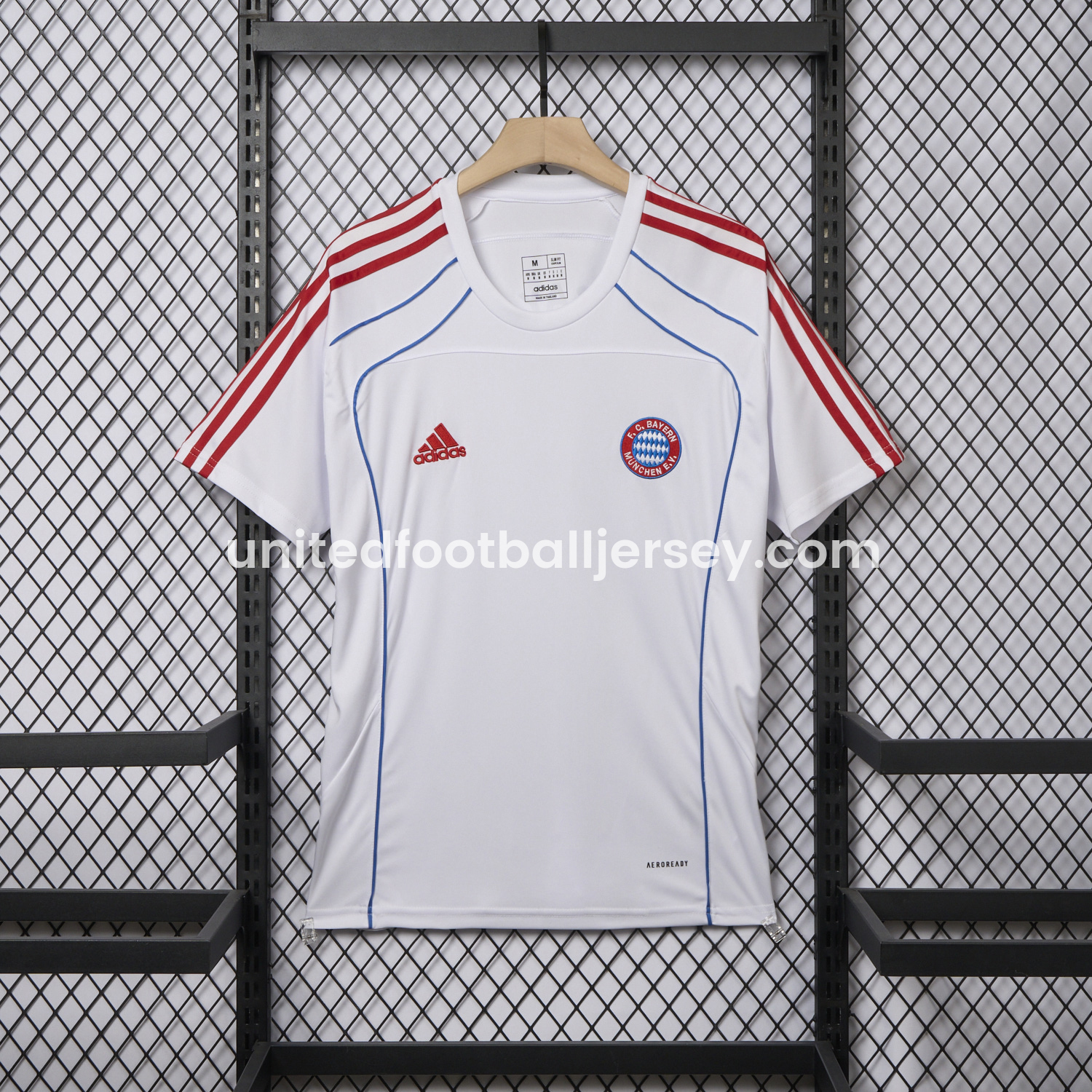 unitedfutballjersey-Bayern Munich 25-26 Urban Purist Throwback White Jersey - Fans Version