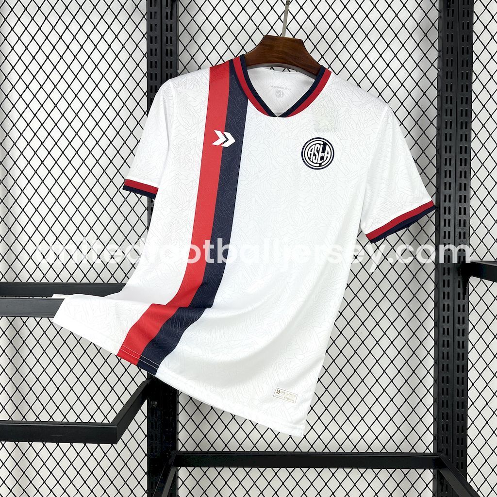 unitedfutballjersey-San Lorenzo 25-26 Away Unsponsored Jersey - Fans Version