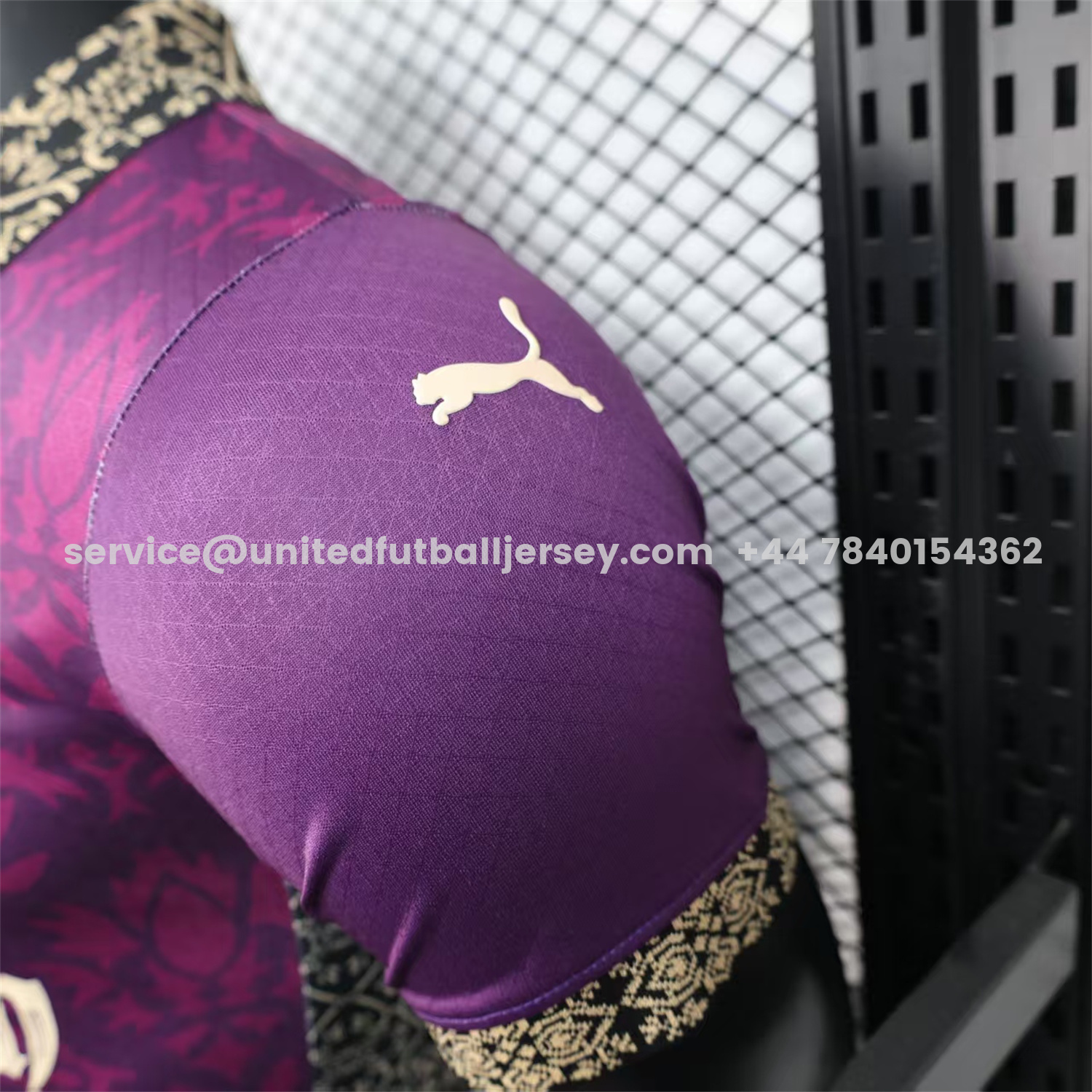 unitedfutballjersey-AC Milan 25-26 Team Name Advertisement Purple POLO Special Jersey - Player Version