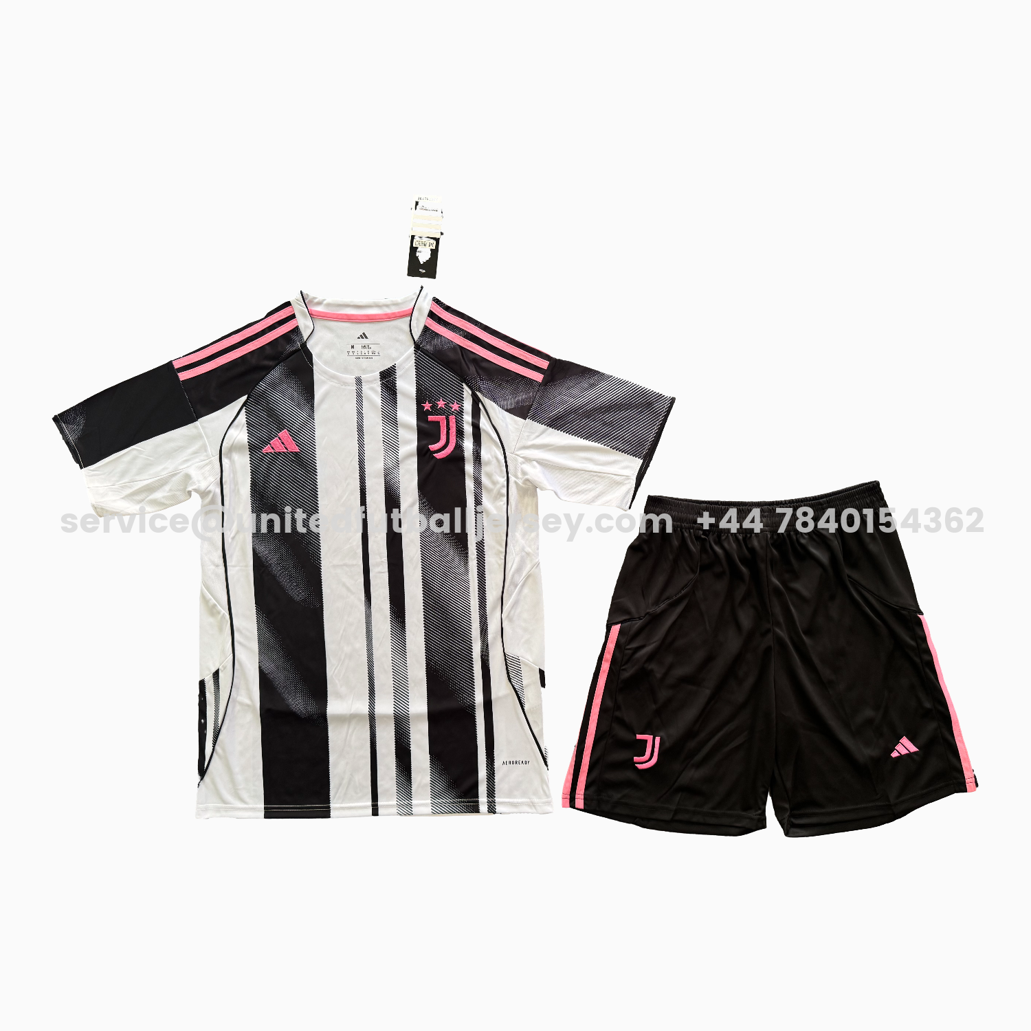 unitedfutballjersey-Juventus 25-26 Home Men's Adult Jersey Set - Fans Version