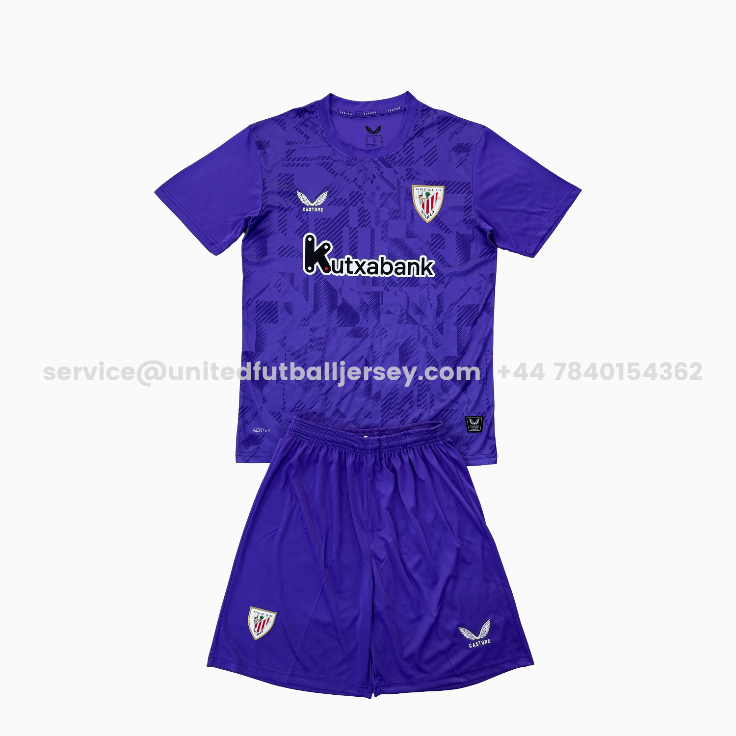 unitedfutballjersey-Athletic Bilbao 25-26 Purple Goalkeeper Men's Adult Jersey Set - Fans Version