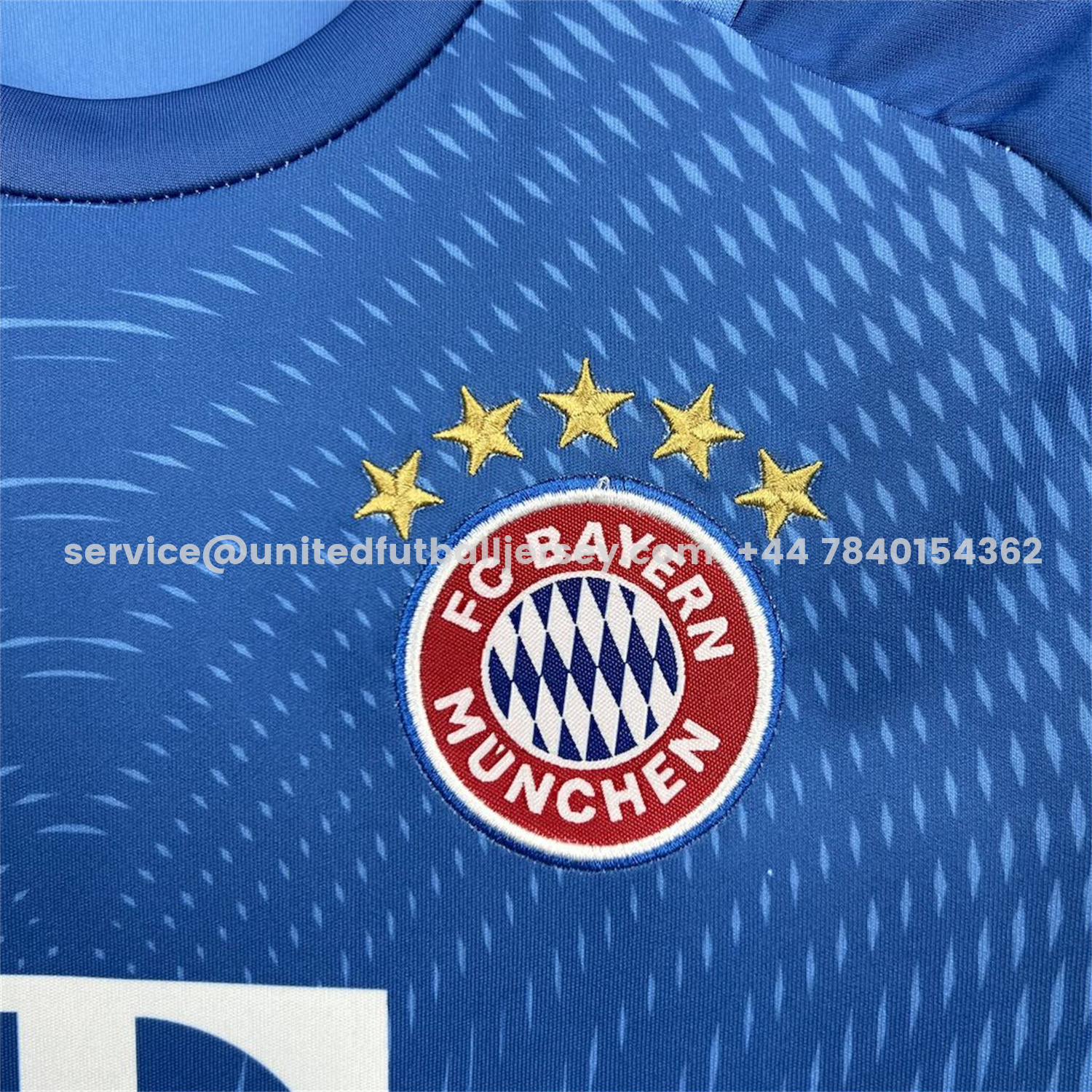 unitedfutballjersey-Bayern Munich 25-26 Blue Goalkeeper Kids Kit