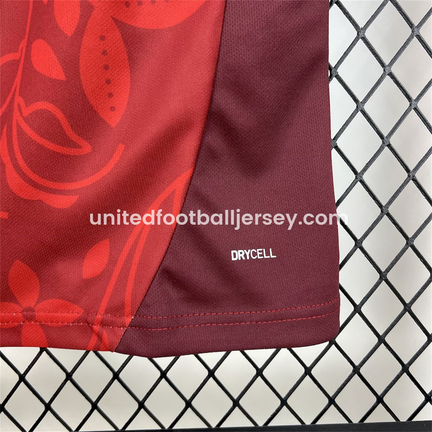 unitedfutballjersey-Portugal 2025-26 Red Flower Training Jersey - Fans Version