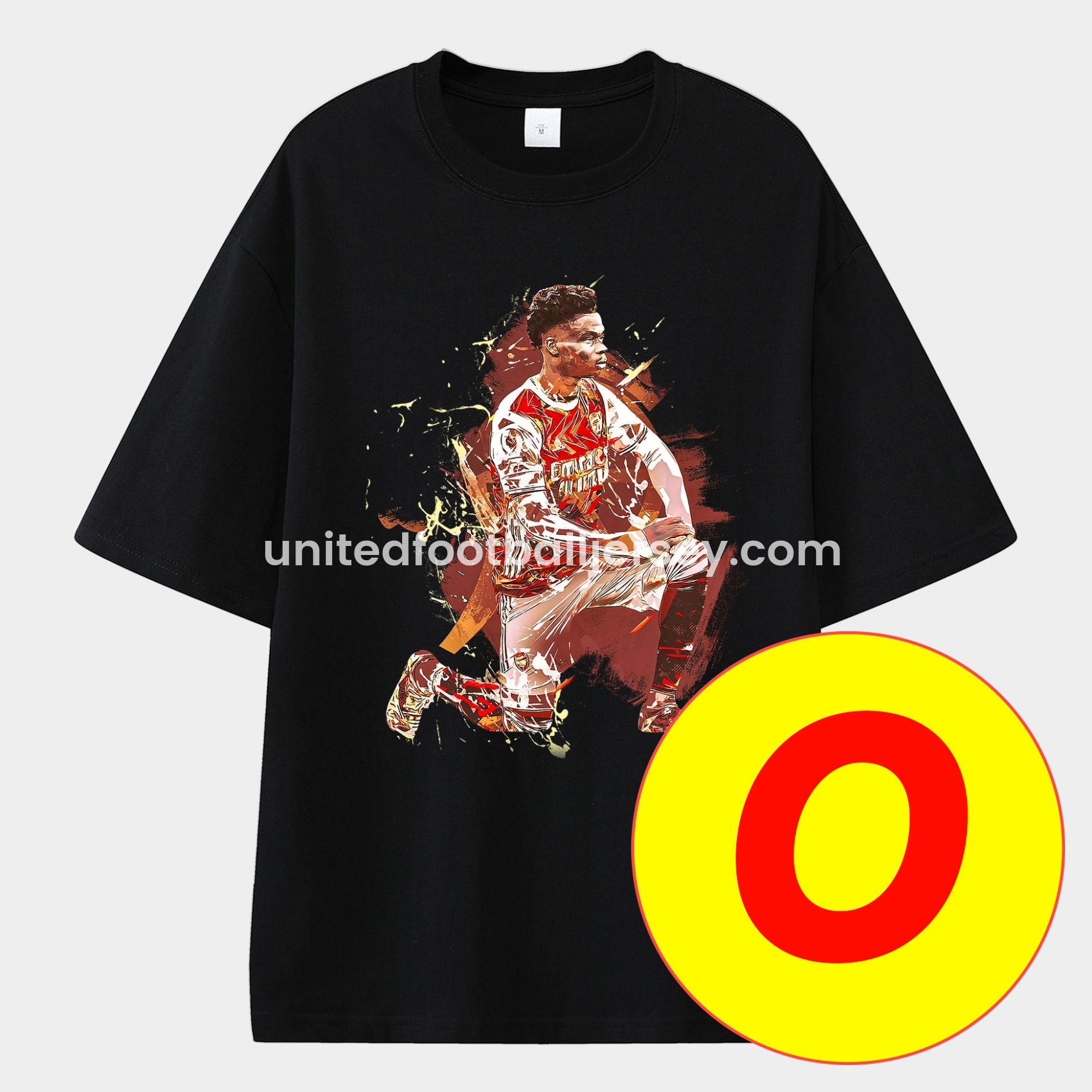 unitedfutballjersey-Arsenal Henry Wenger Saka Gunners Unisex Pure Cotton T-shirt